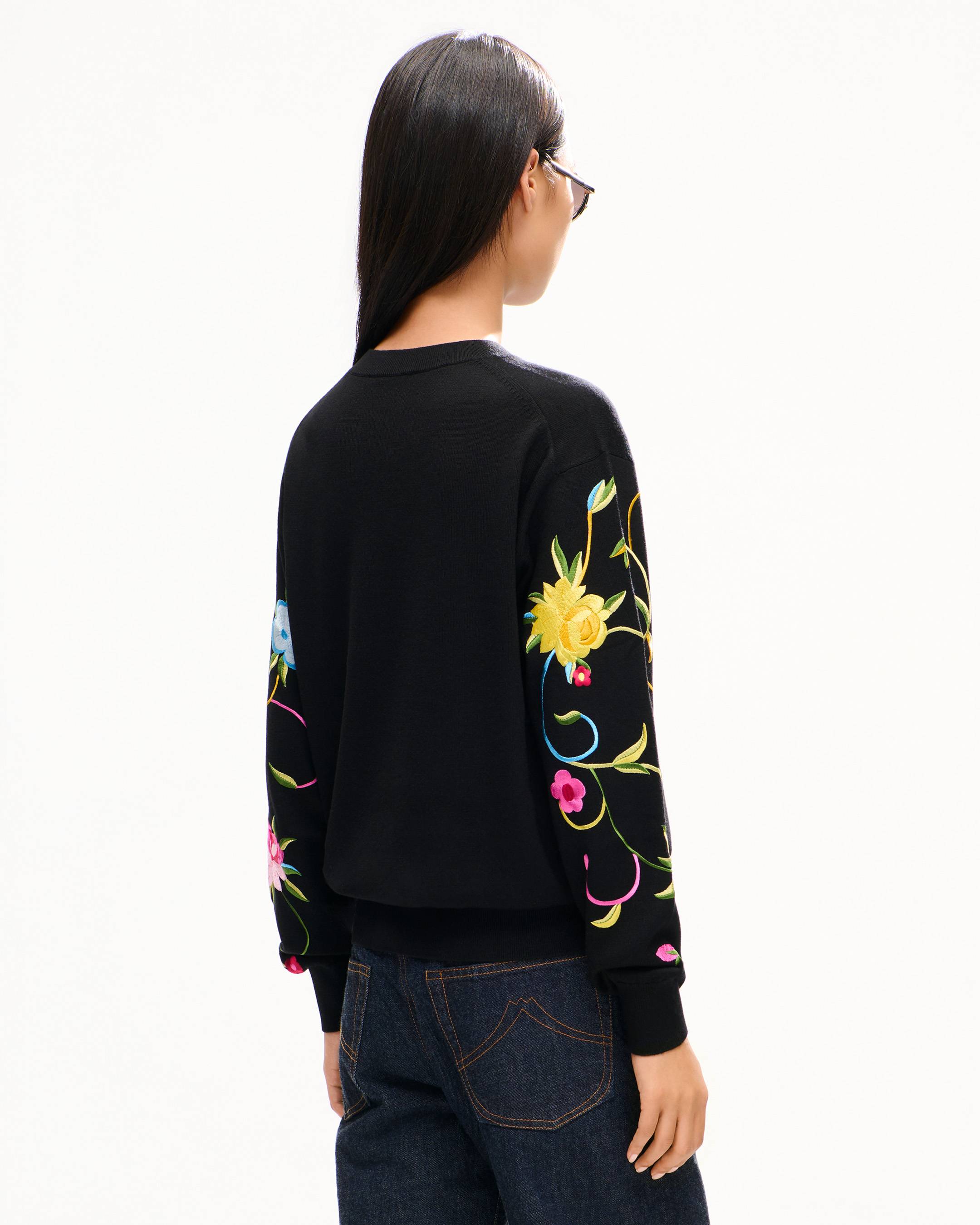 Jersey de lana y seda 'KENZO Wildflower'