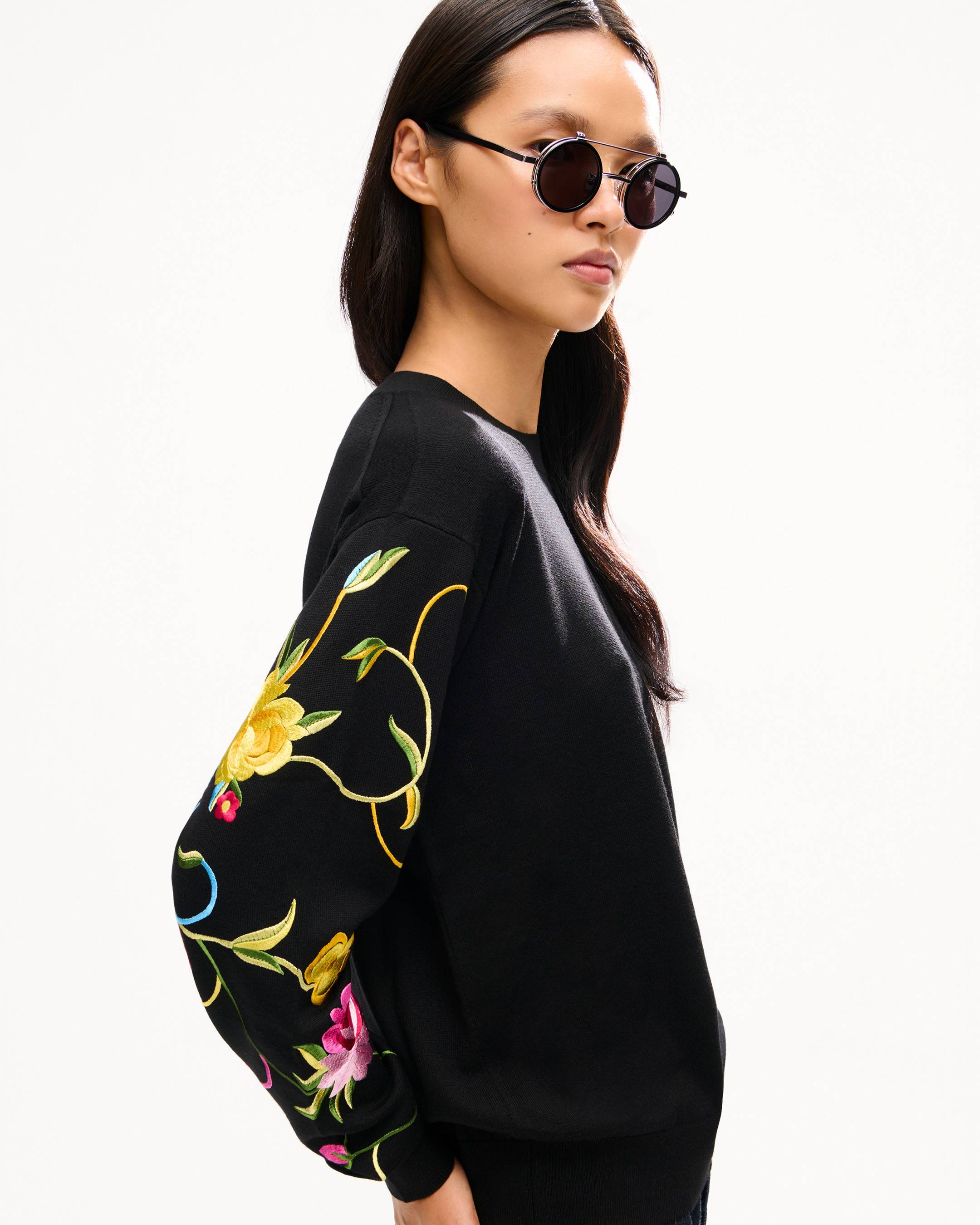 Jersey de lana y seda 'KENZO Wildflower'