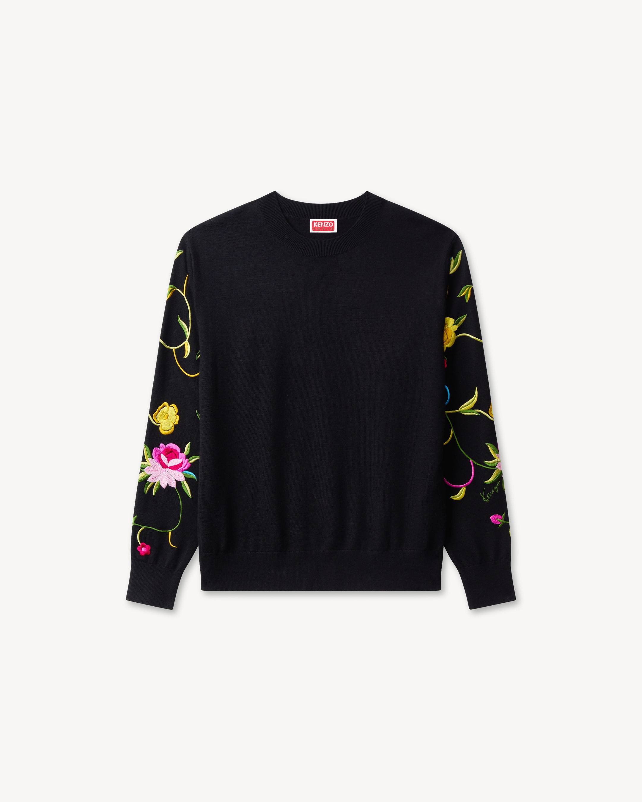 Pullover &bdquo;KENZO Wildflower&ldquo; aus Wolle und Seide