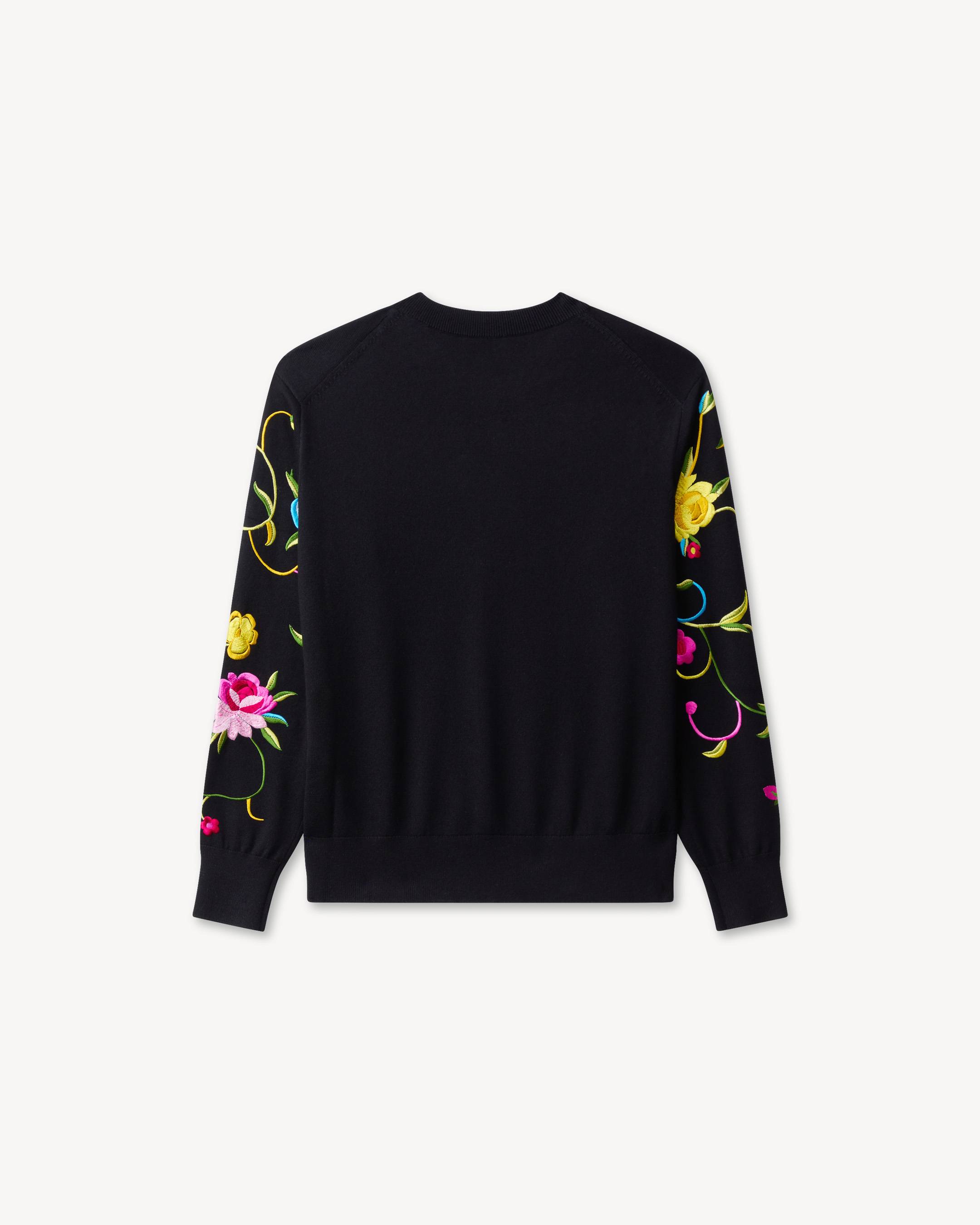 Pullover &bdquo;KENZO Wildflower&ldquo; aus Wolle und Seide