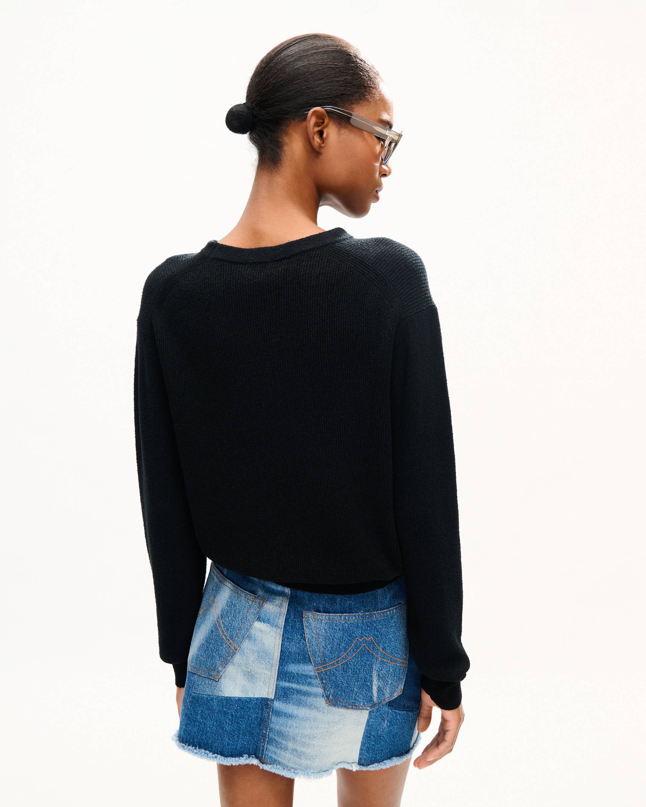 Jersey de rizo de algod&oacute;n bordada 'KENZO Tulip'