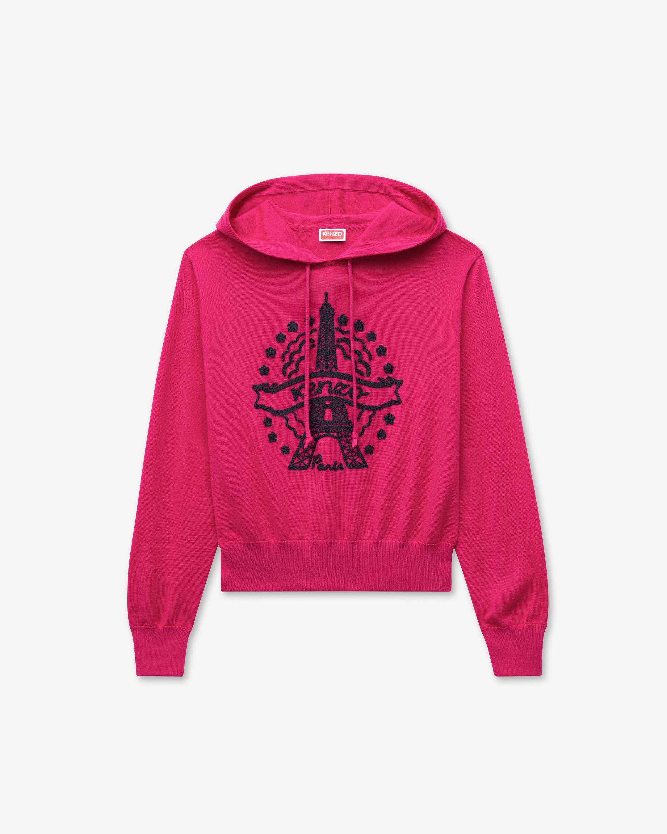 Hoodie &bdquo;KENZO Eiffel Tower Design&ldquo; aus Wolle