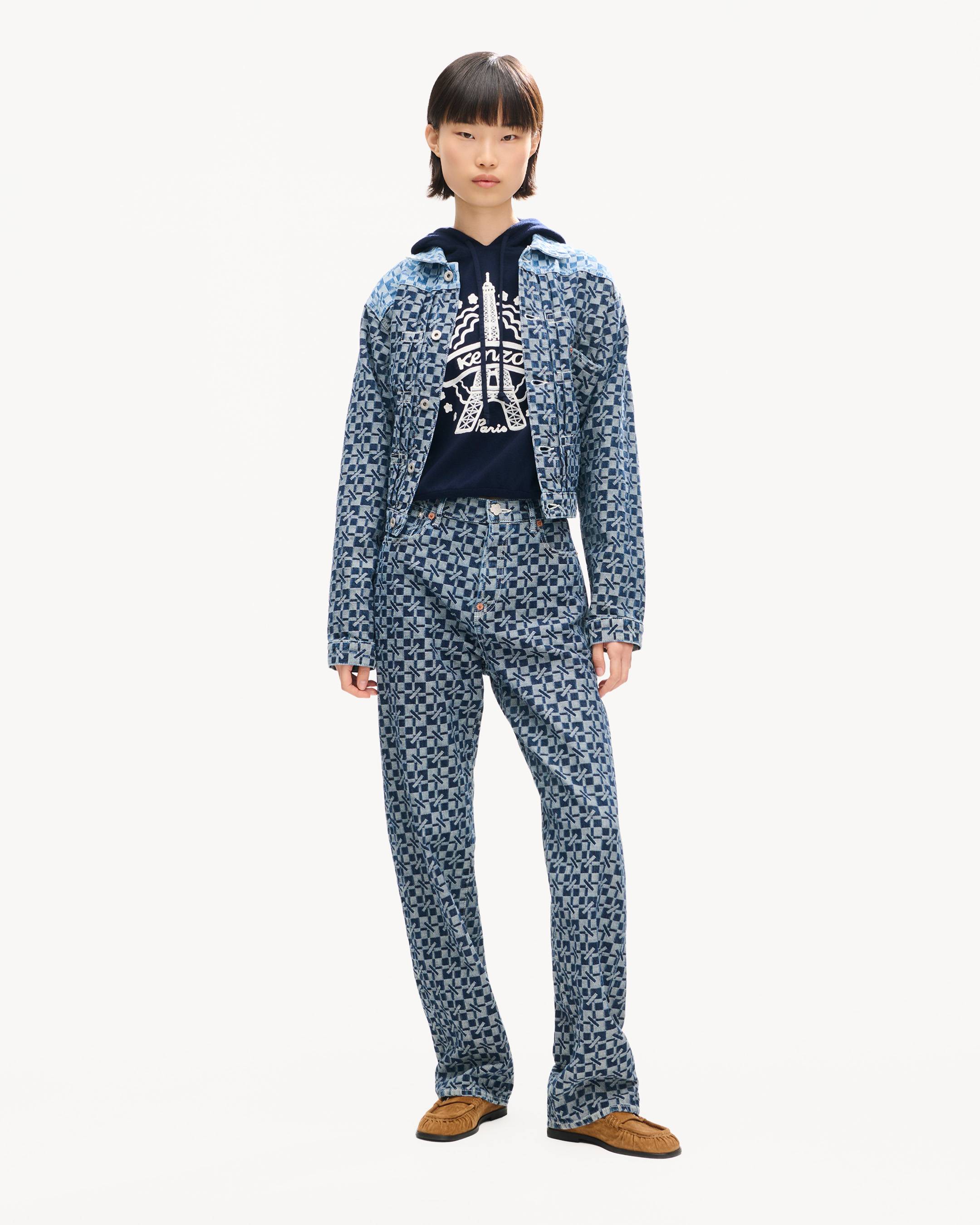 Hoodie &bdquo;KENZO Eiffel Tower Design&ldquo; aus Wolle