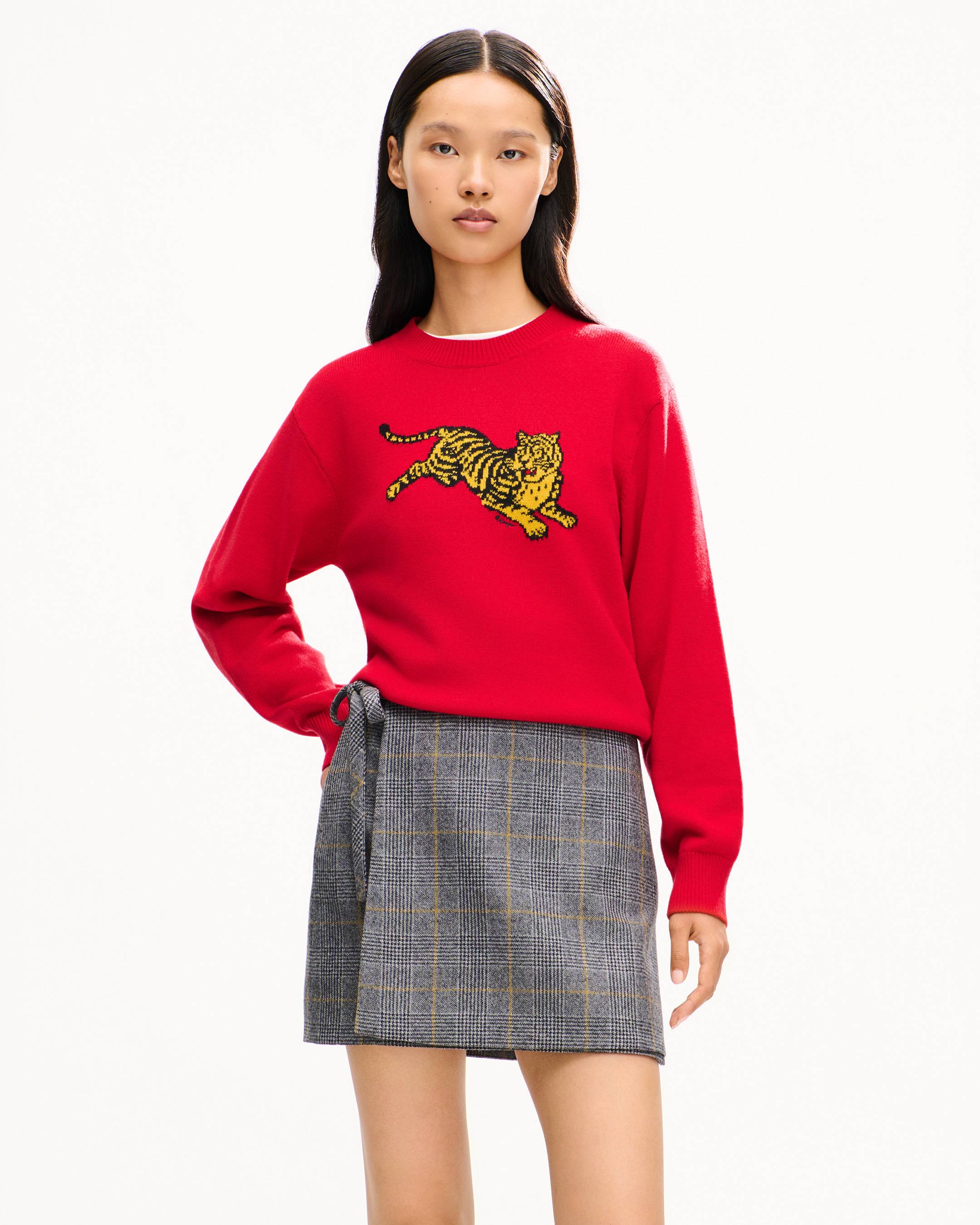 Jersey de algod&oacute;n y lana 'KENZO Jumping Tiger'