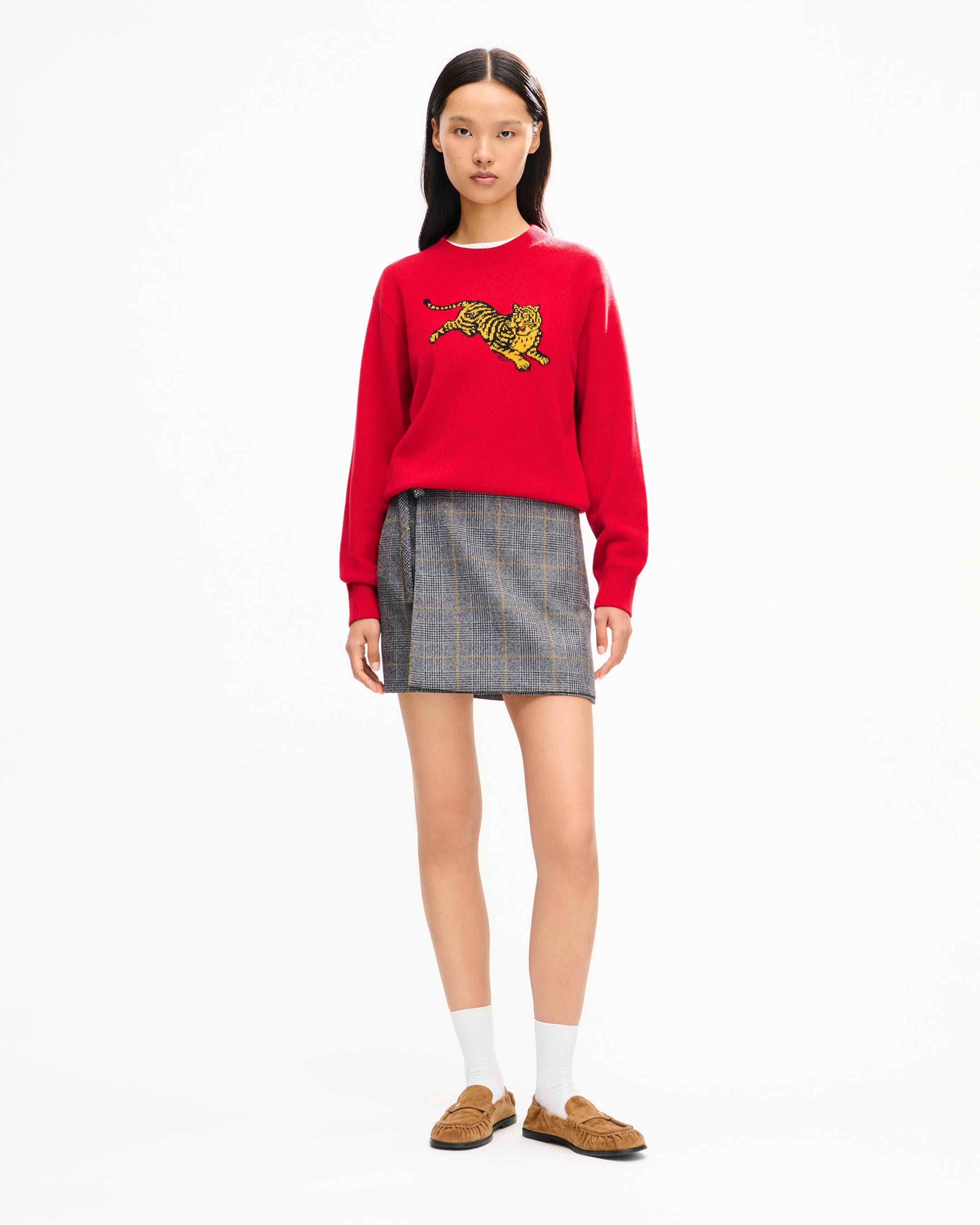 Jersey de algod&oacute;n y lana 'KENZO Jumping Tiger'