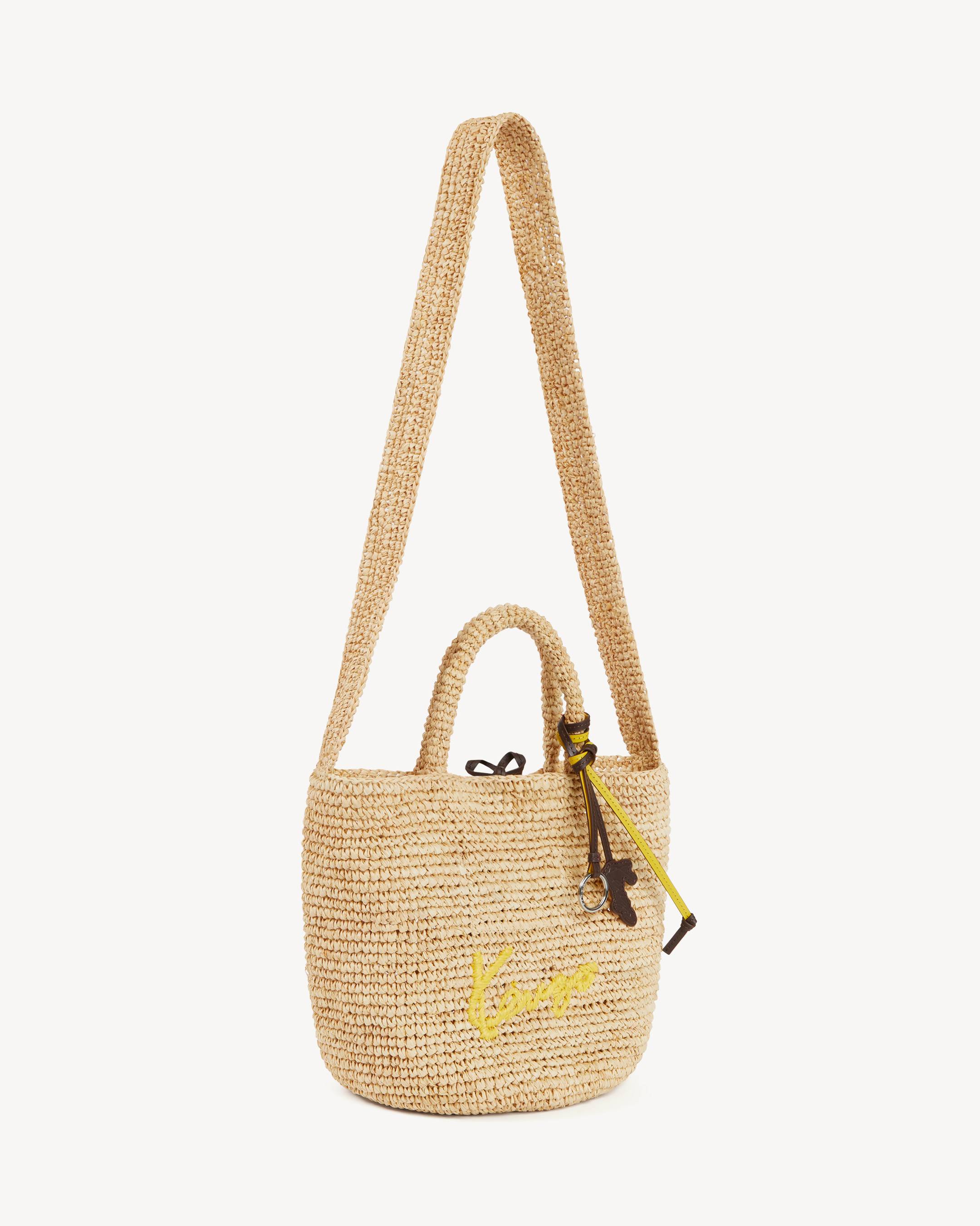 KENZO ケンゾー ラタンバスケットBAG RAFFIA Small basket in raffia | KENZO