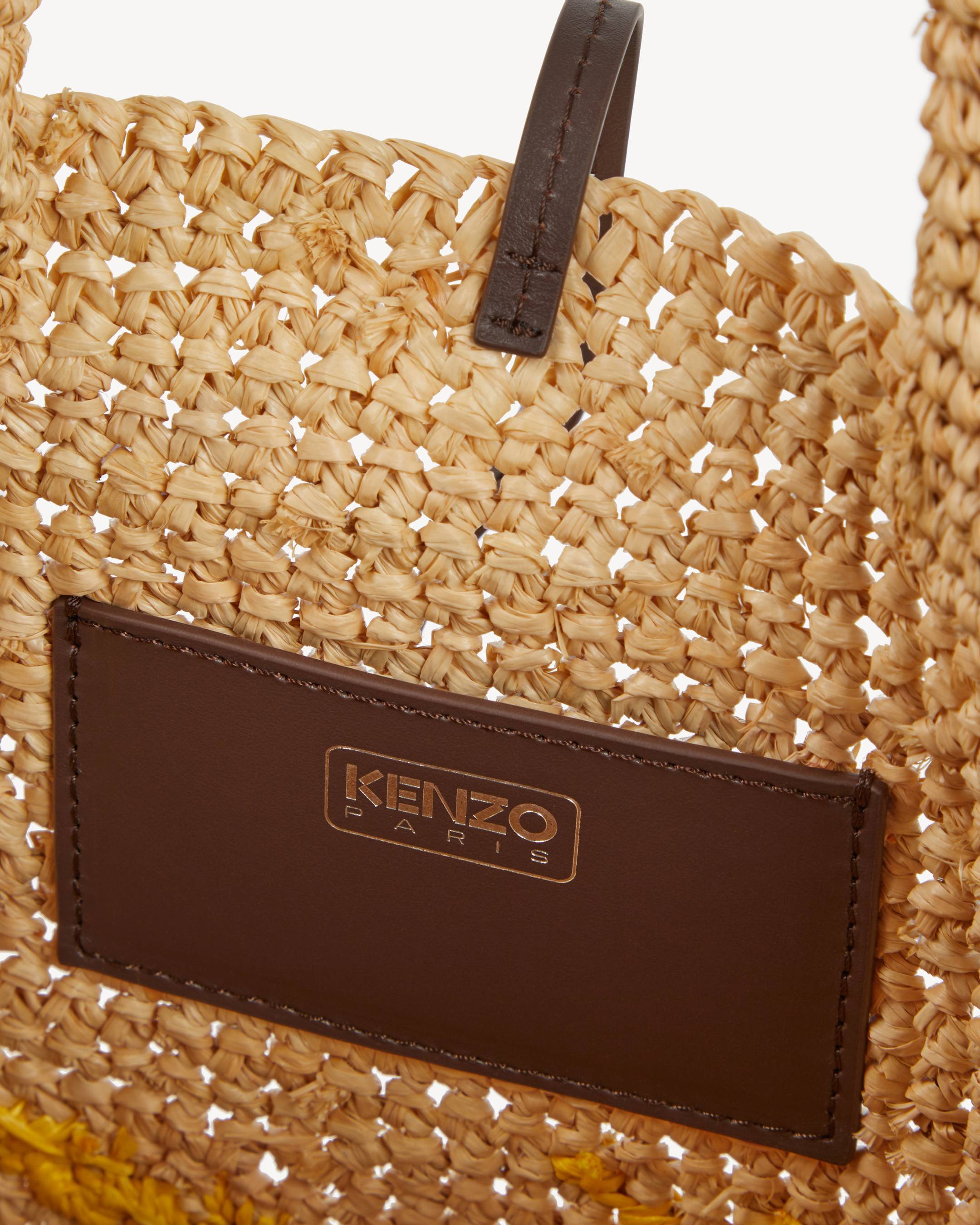 KENZO ケンゾー ラタンバスケットBAG RAFFIA Small basket in raffia | KENZO