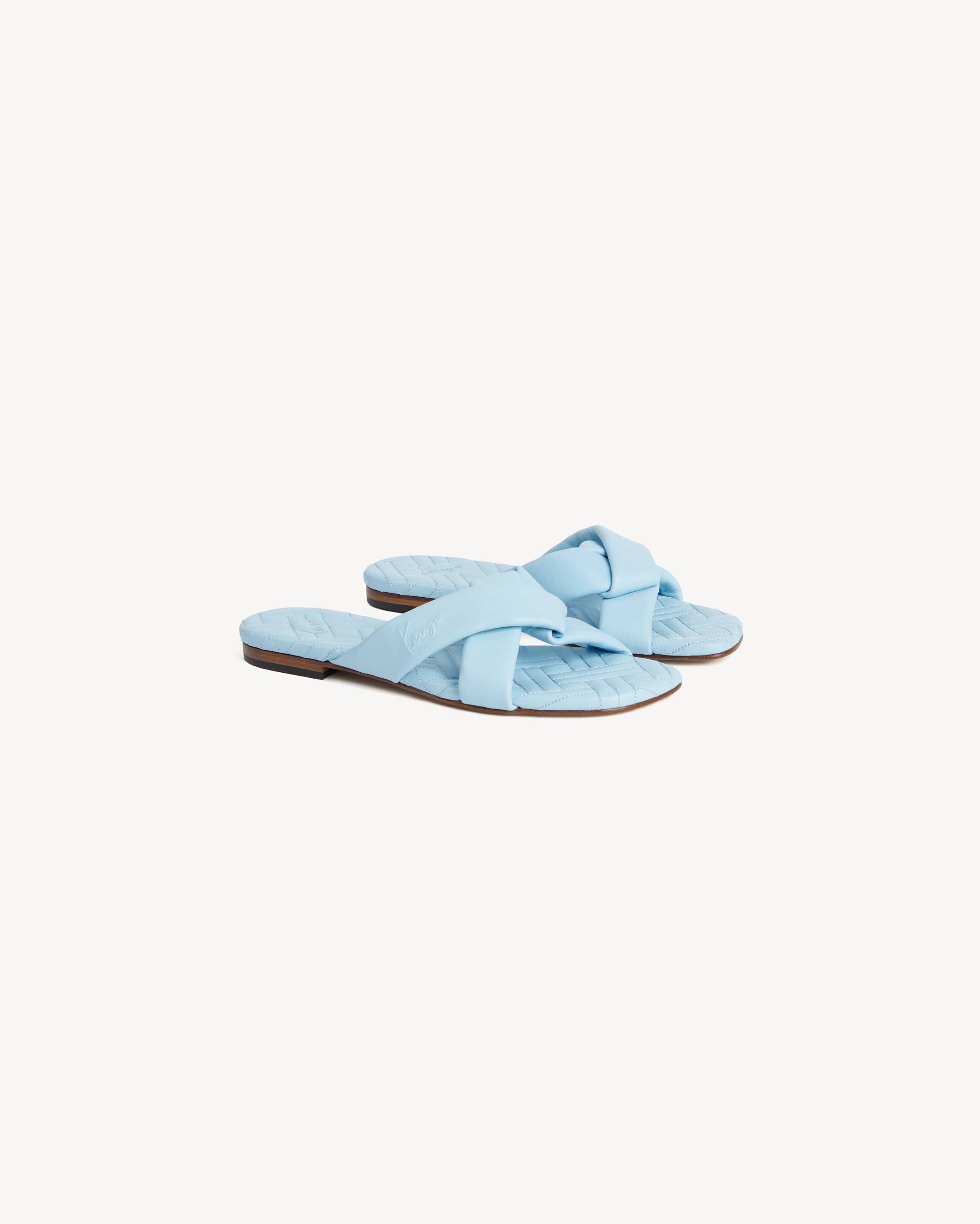 'KENZONATSU' sandals in leather