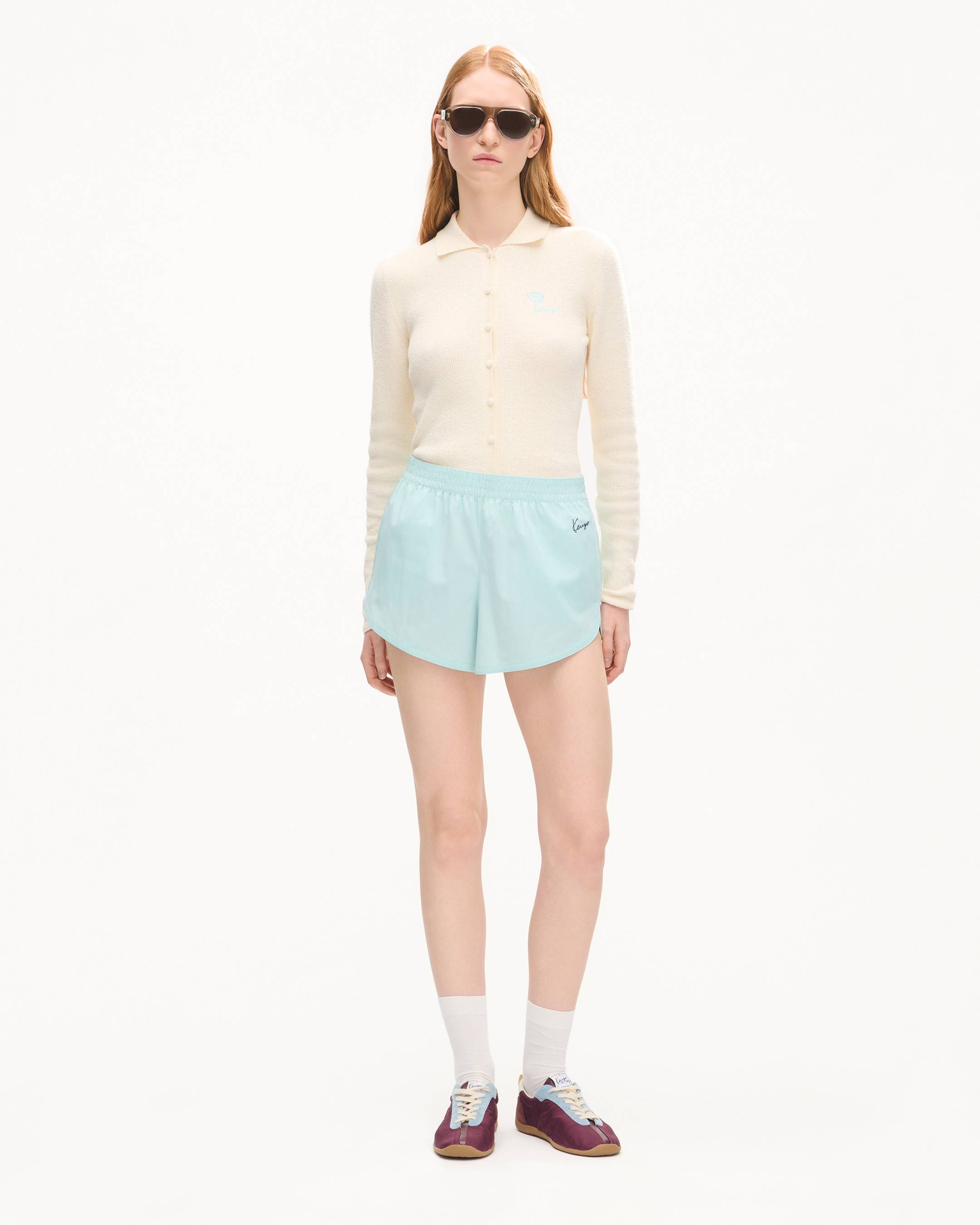 KENZO Signature' embroidered shorts | Women's | KENZO