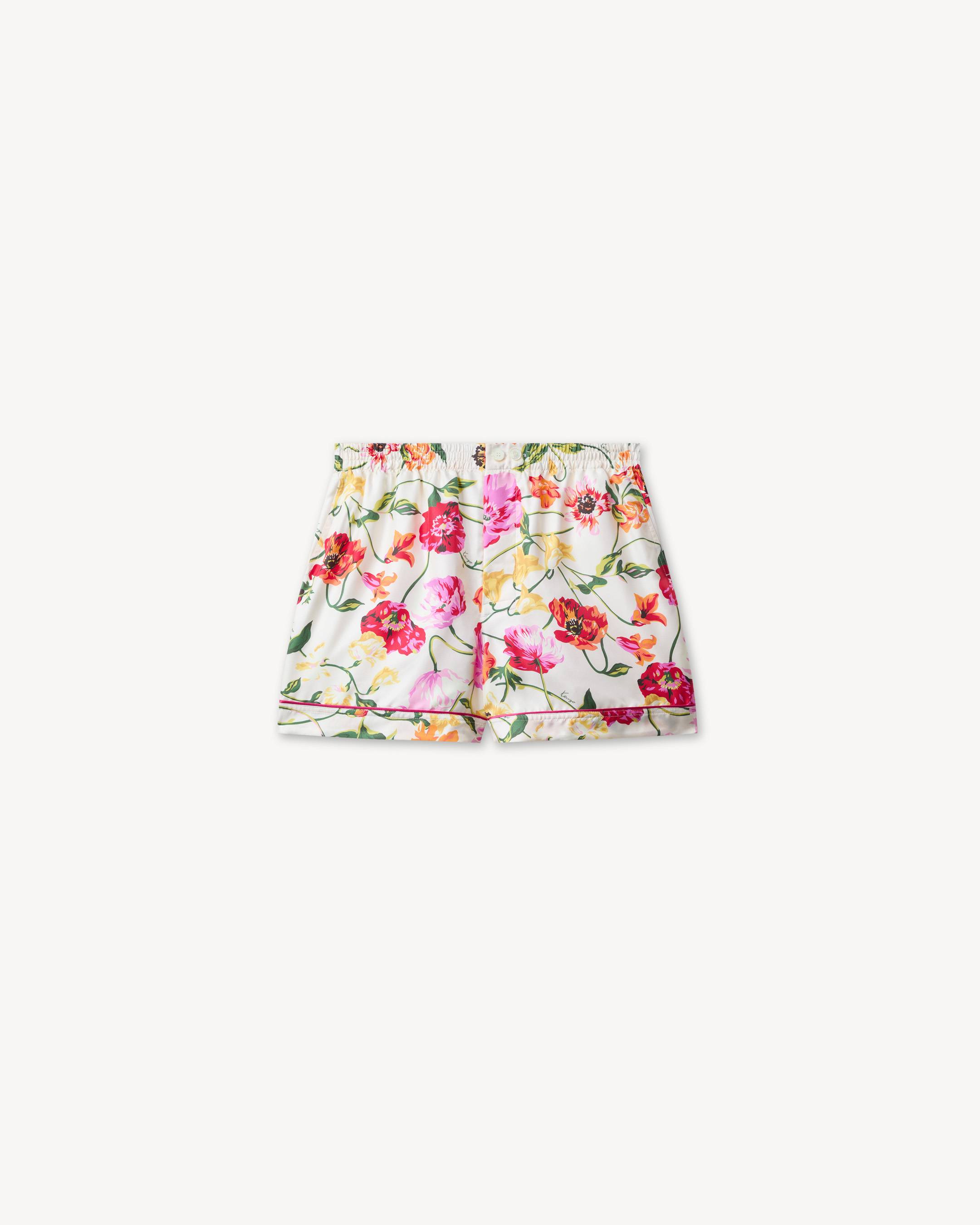 Short 'KENZO Wildflower' en soie