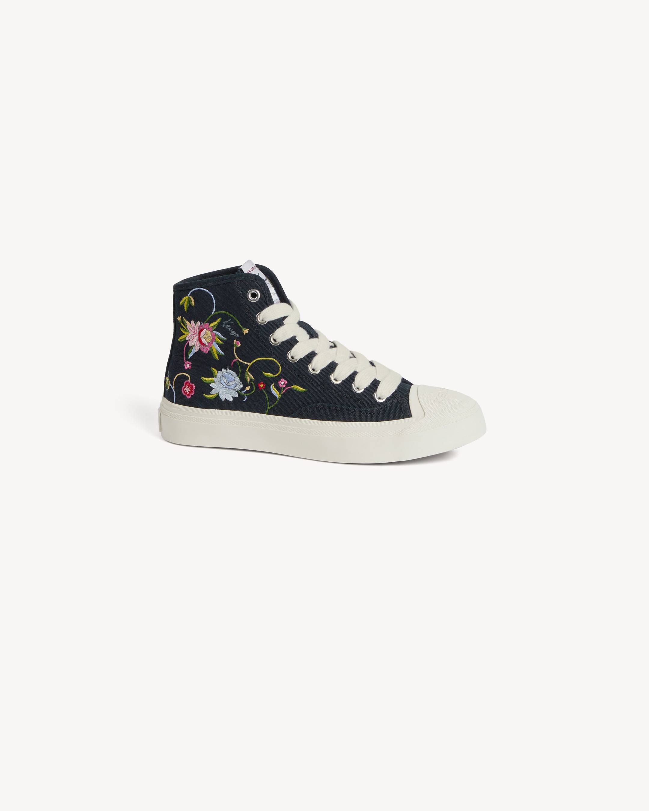 'KENZO Hoshi' high top sneakers in embroidered canvas