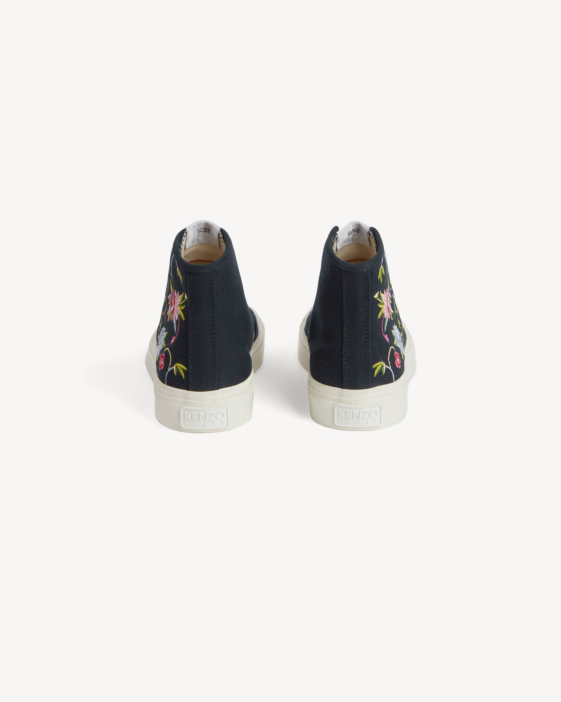 'KENZO Hoshi' high top sneakers in embroidered canvas