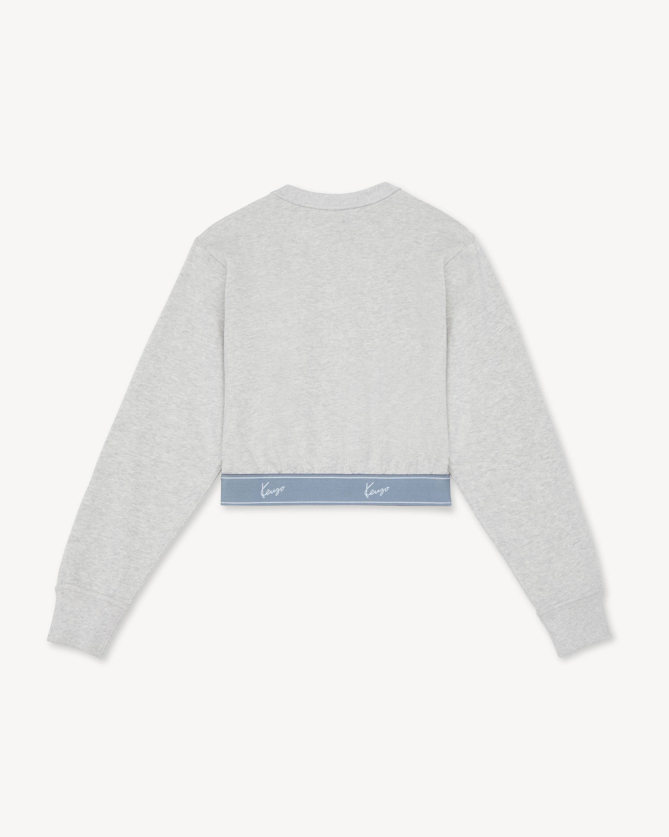 KENZO Signature' エラスティック ショート スウェット イン コットン