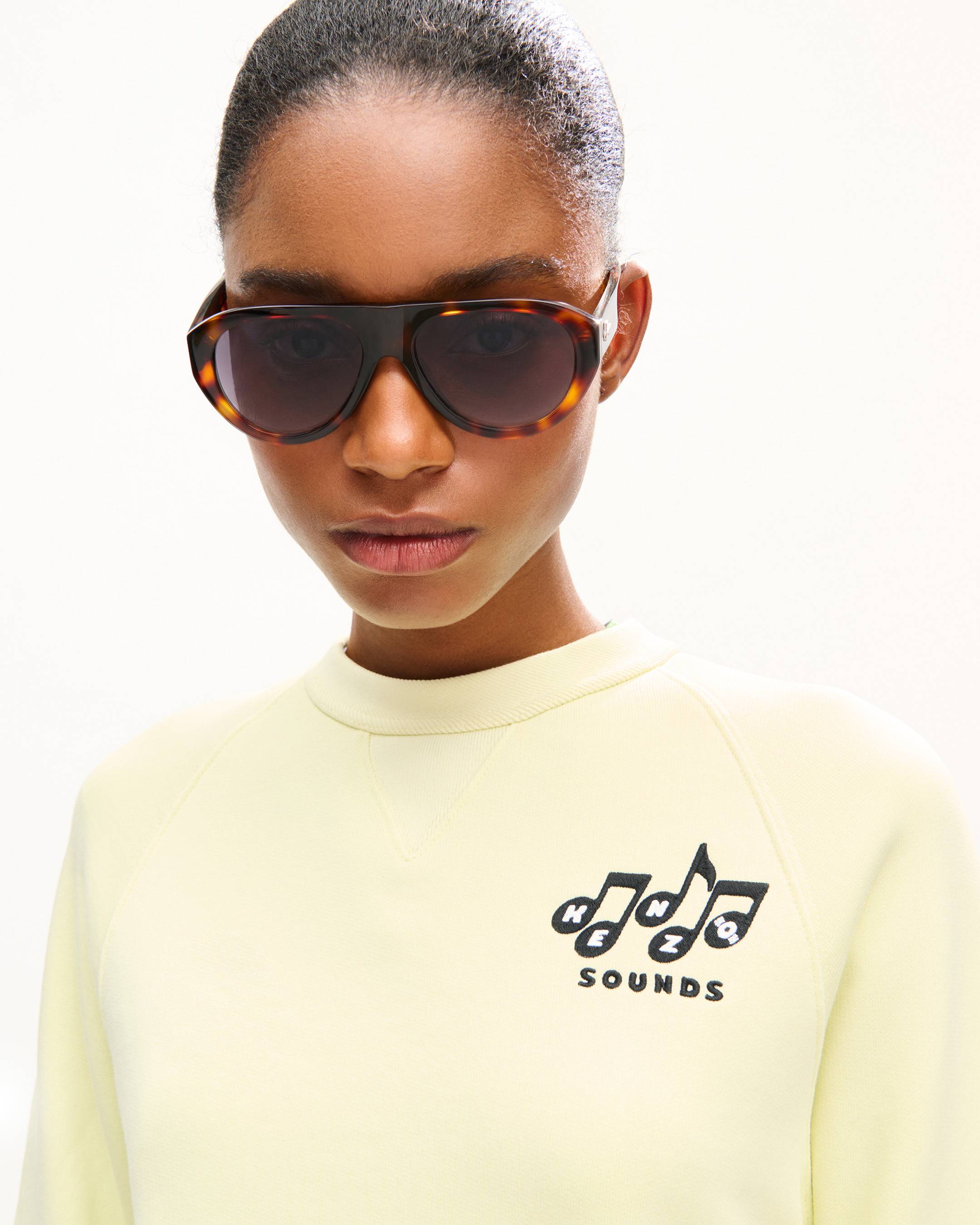 'KENZO Sounds' embroidered sweatshirt in cotton