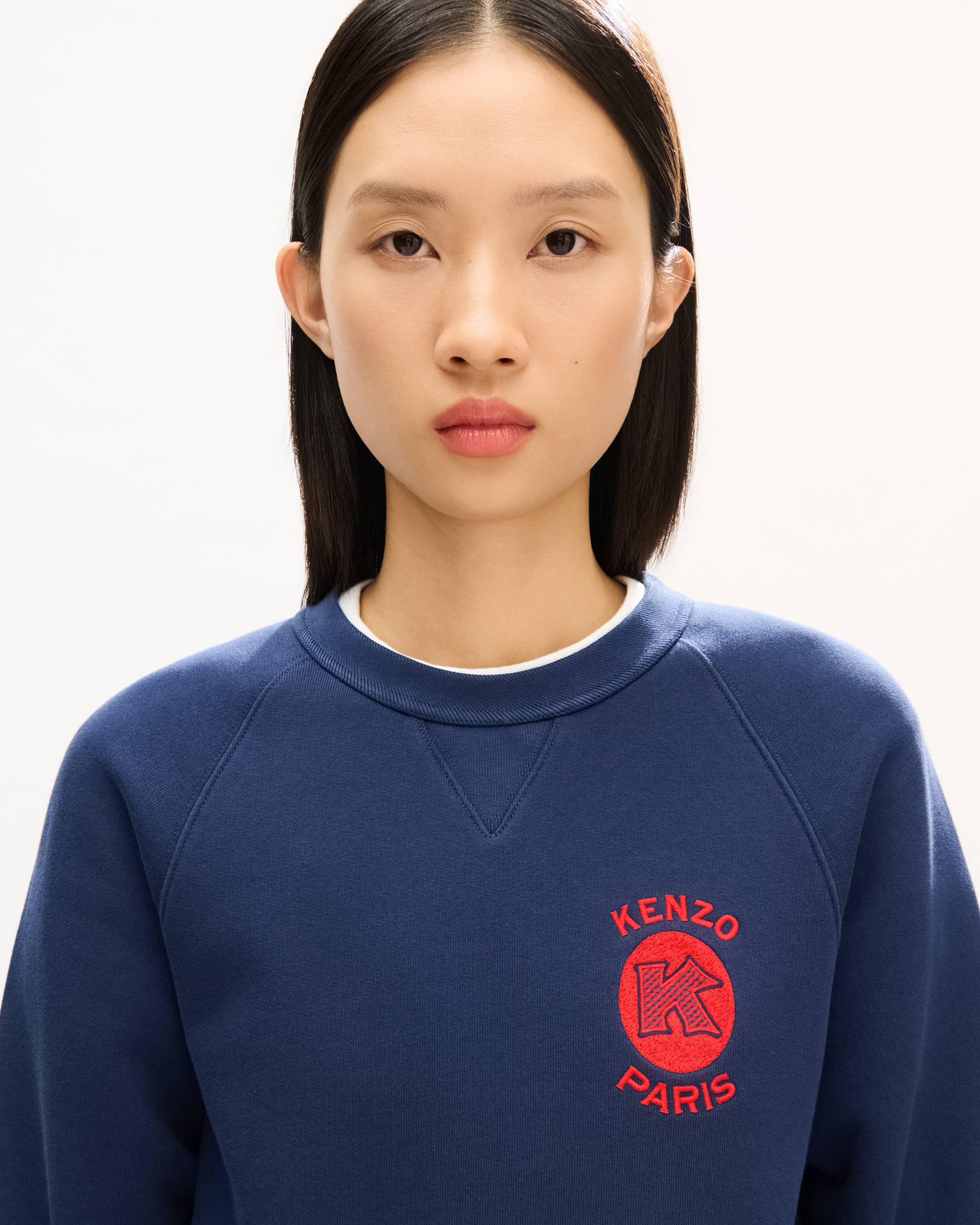 'KENZO Paris Emblem' embroidered sweatshirt in cotton