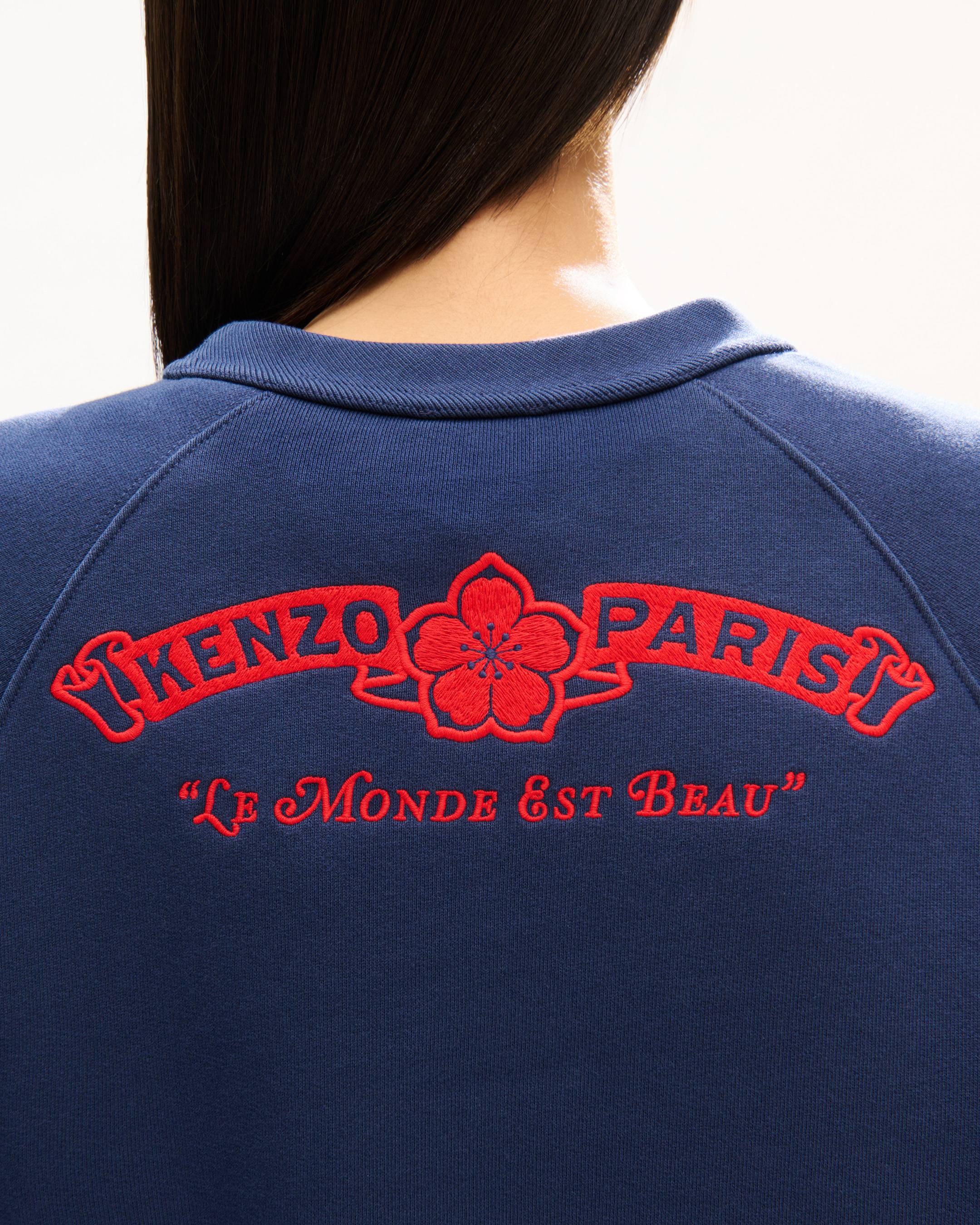 'KENZO Paris Emblem' embroidered sweatshirt in cotton