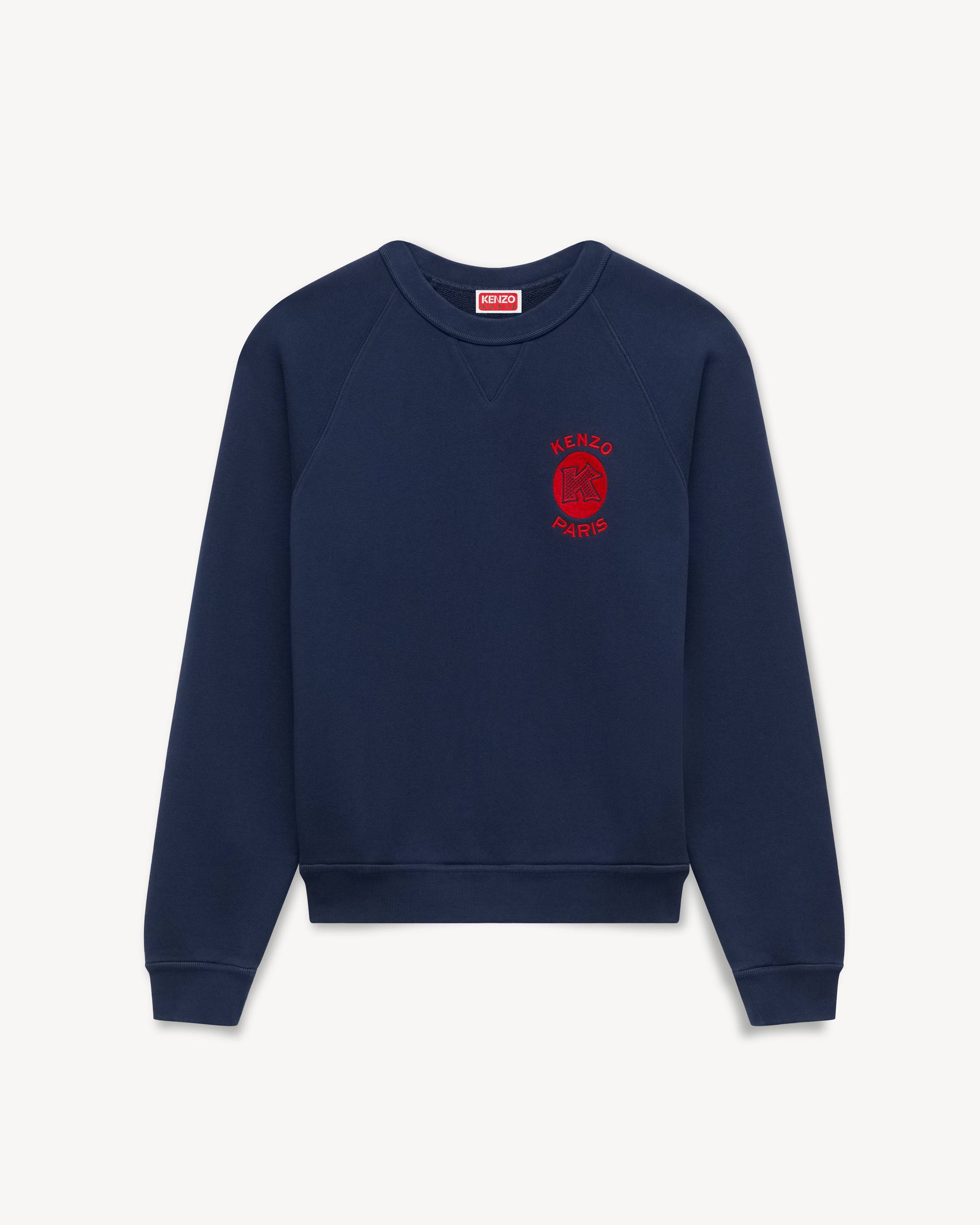 'KENZO Paris Emblem' embroidered sweatshirt in cotton