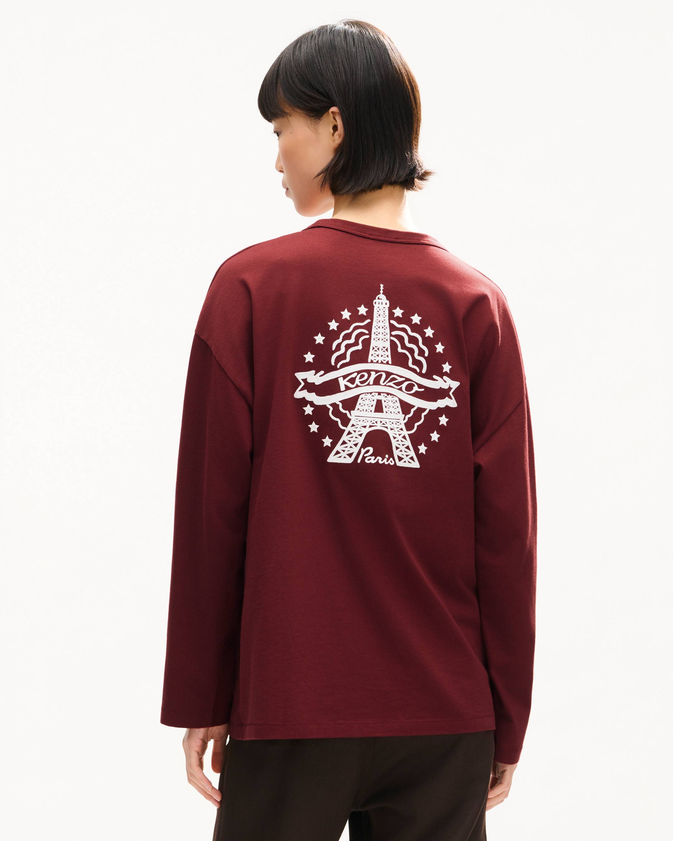 Langarm-T-Shirt &bdquo;KENZO Eiffel Tower Design&ldquo; aus Baumwolle