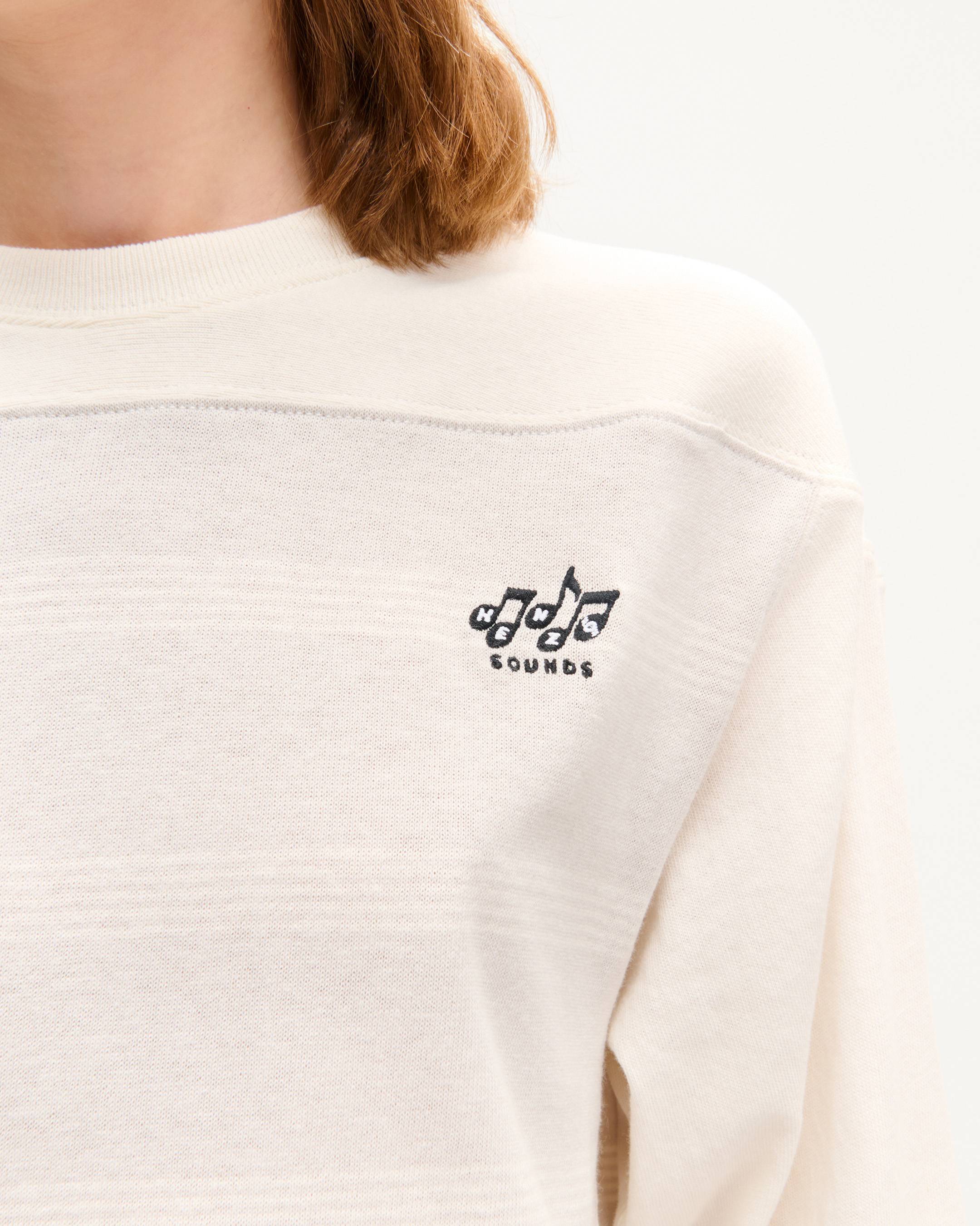 KENZO Sounds' embroidered mariniere long sleeves T-shirt in cotton