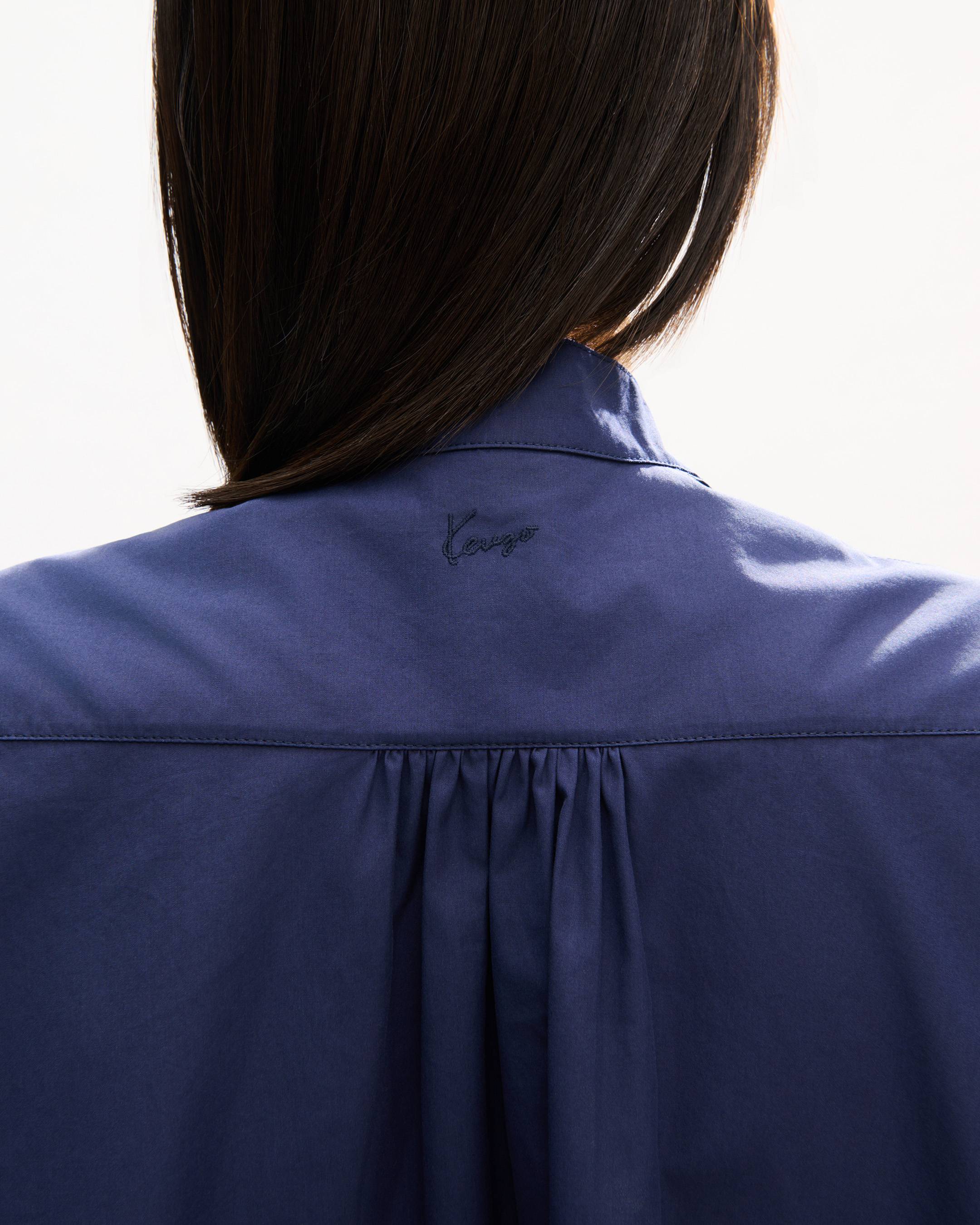 Sleeveless top in cotton poplin