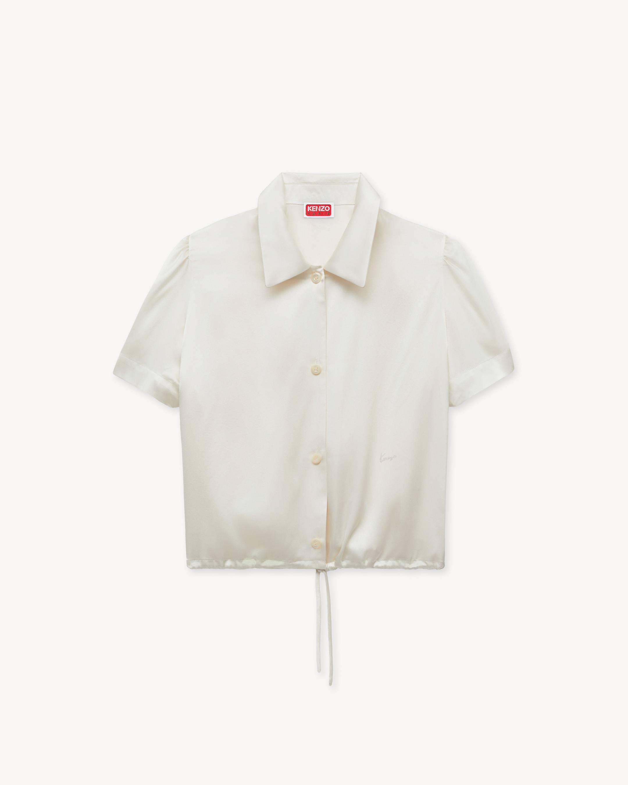 Puffy sleeves blouse in silk | Women's | KENZO