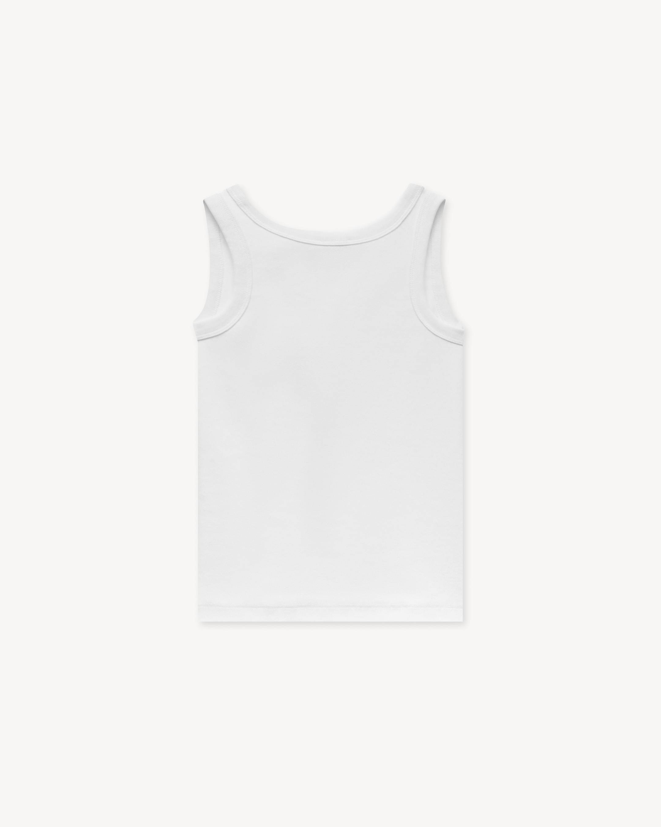 'KENZO Signature' embroidered tank top in cotton