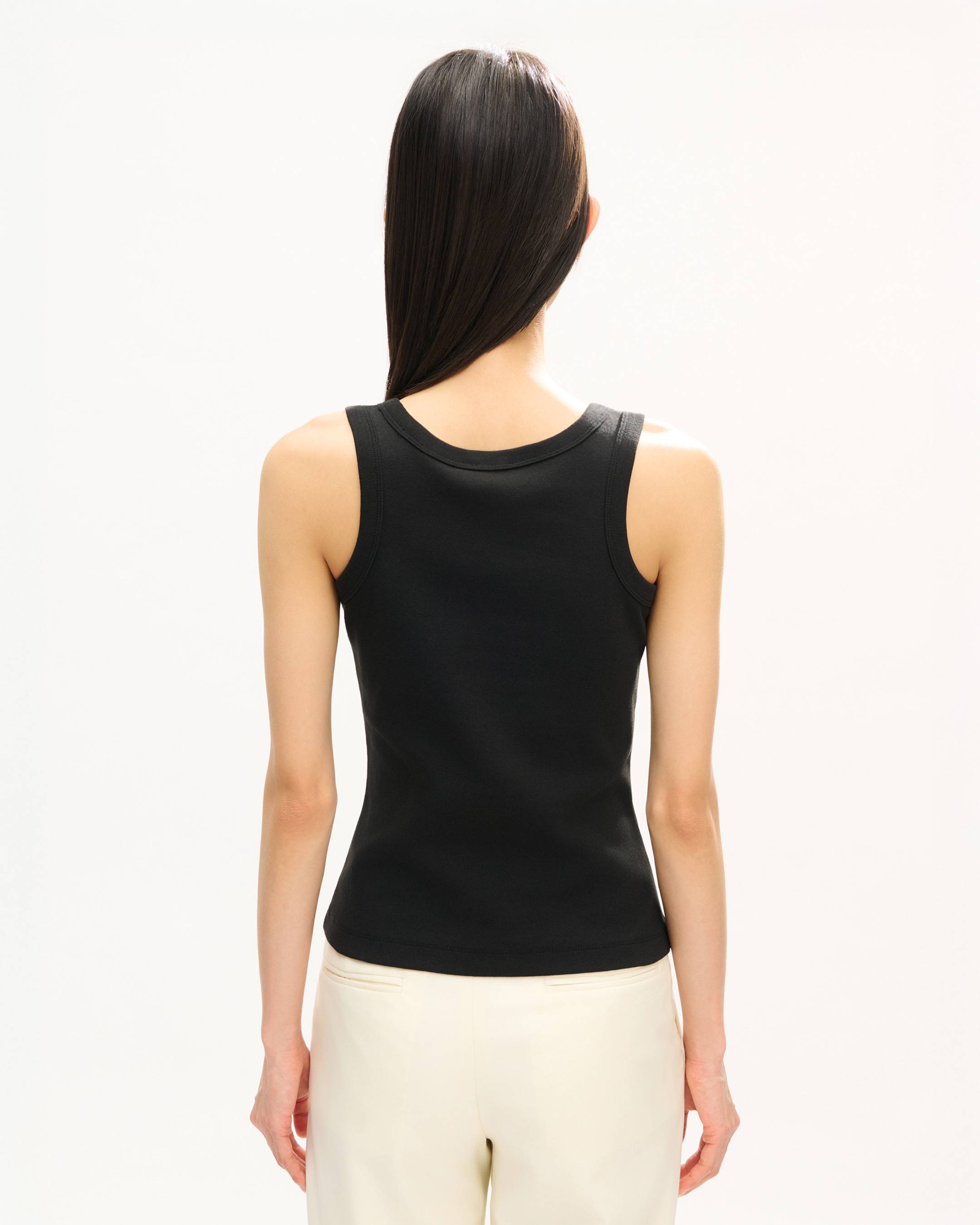 'KENZO Signature' embroidered tank top in cotton