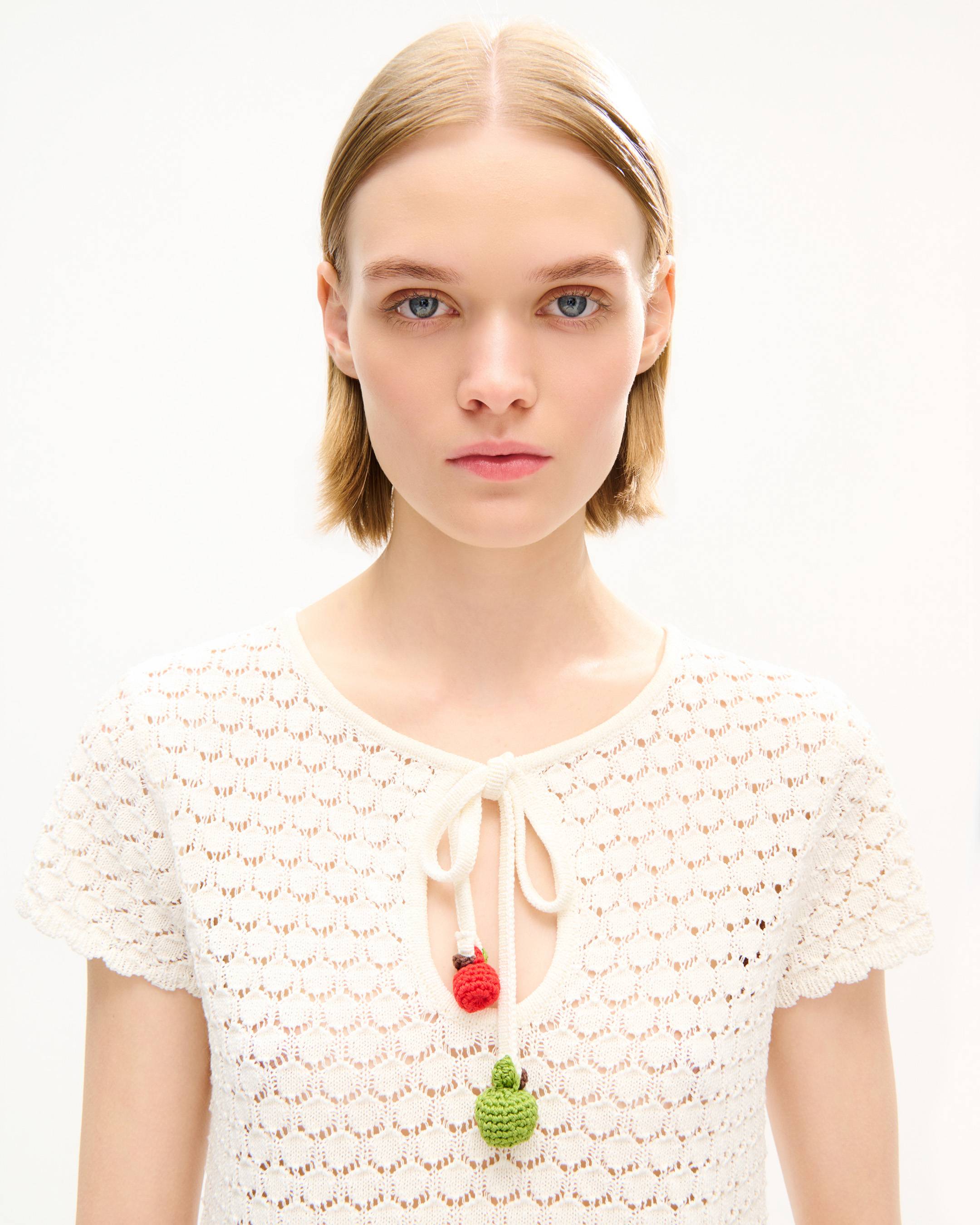 'KENZO Apple Pop' クロシェ トップス
