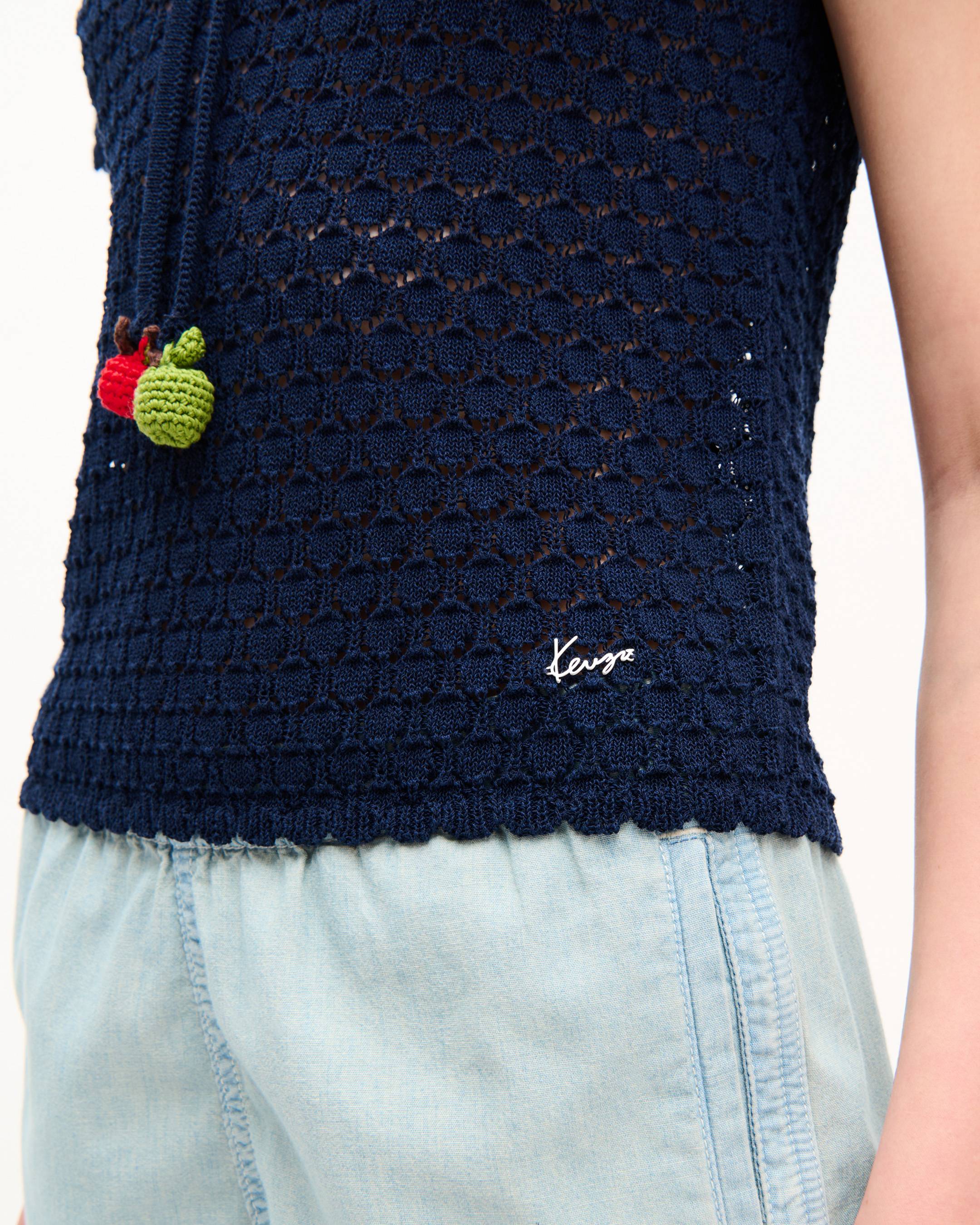 'KENZO Apple Pop' クロシェ トップス