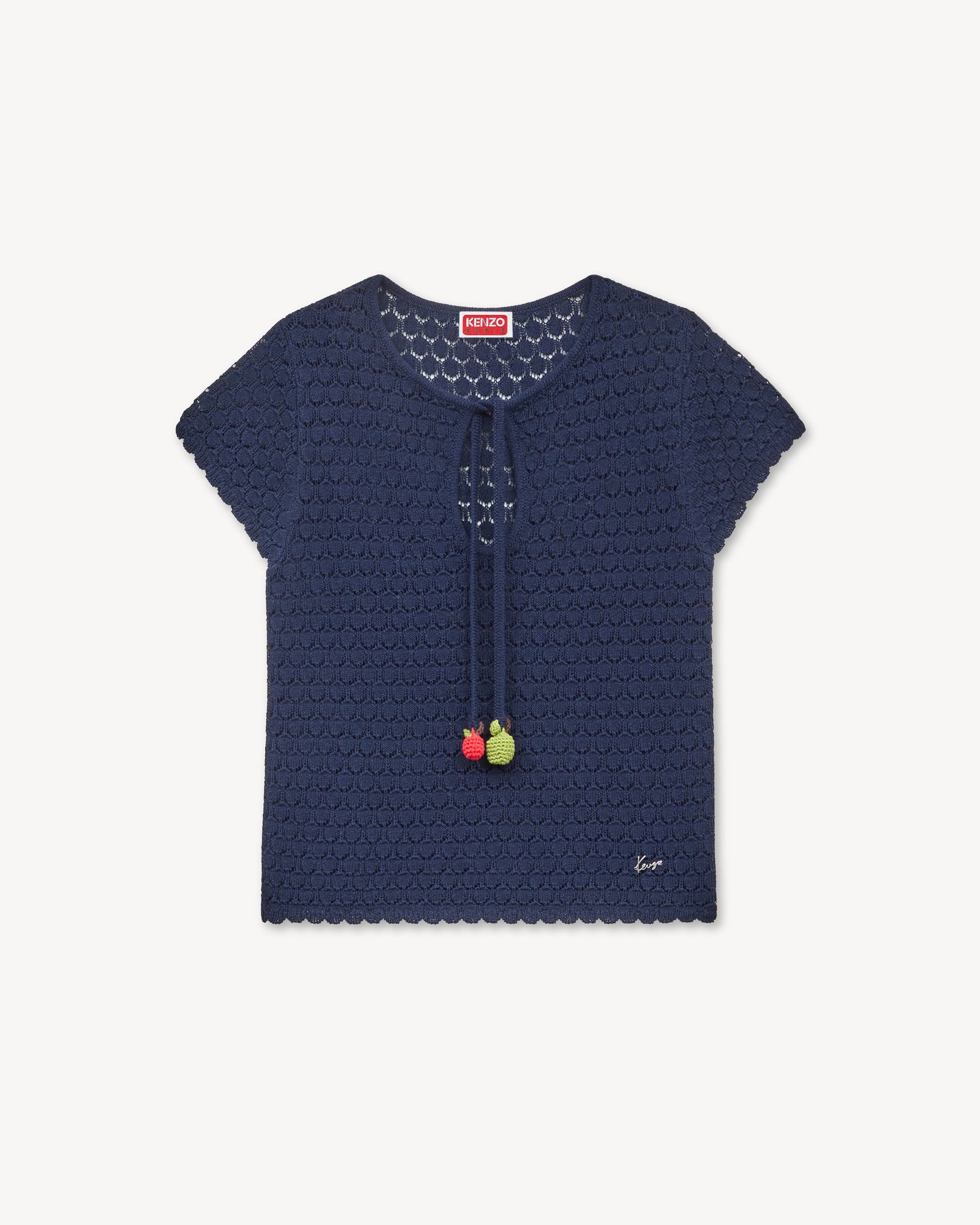 'KENZO Apple Pop' クロシェ トップス