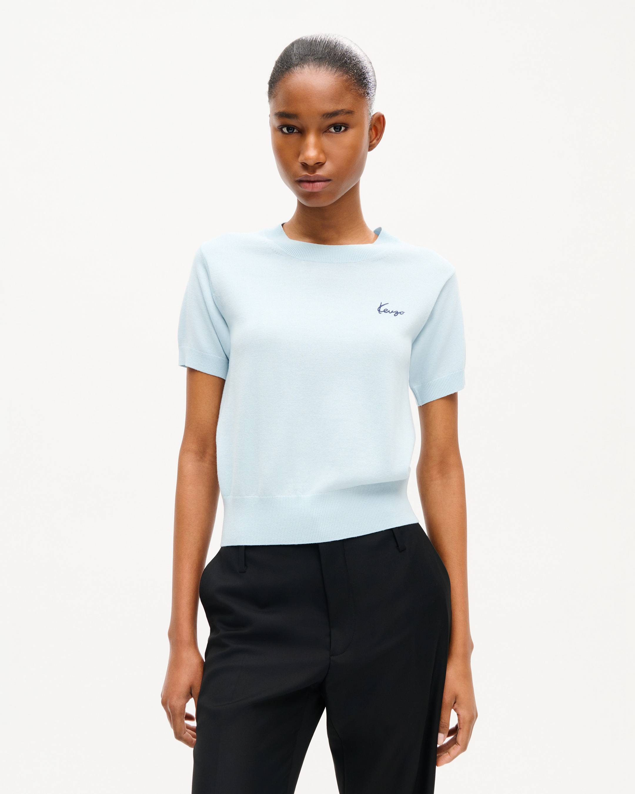 KENZO Signature' top in merino wool | Women's | KENZO