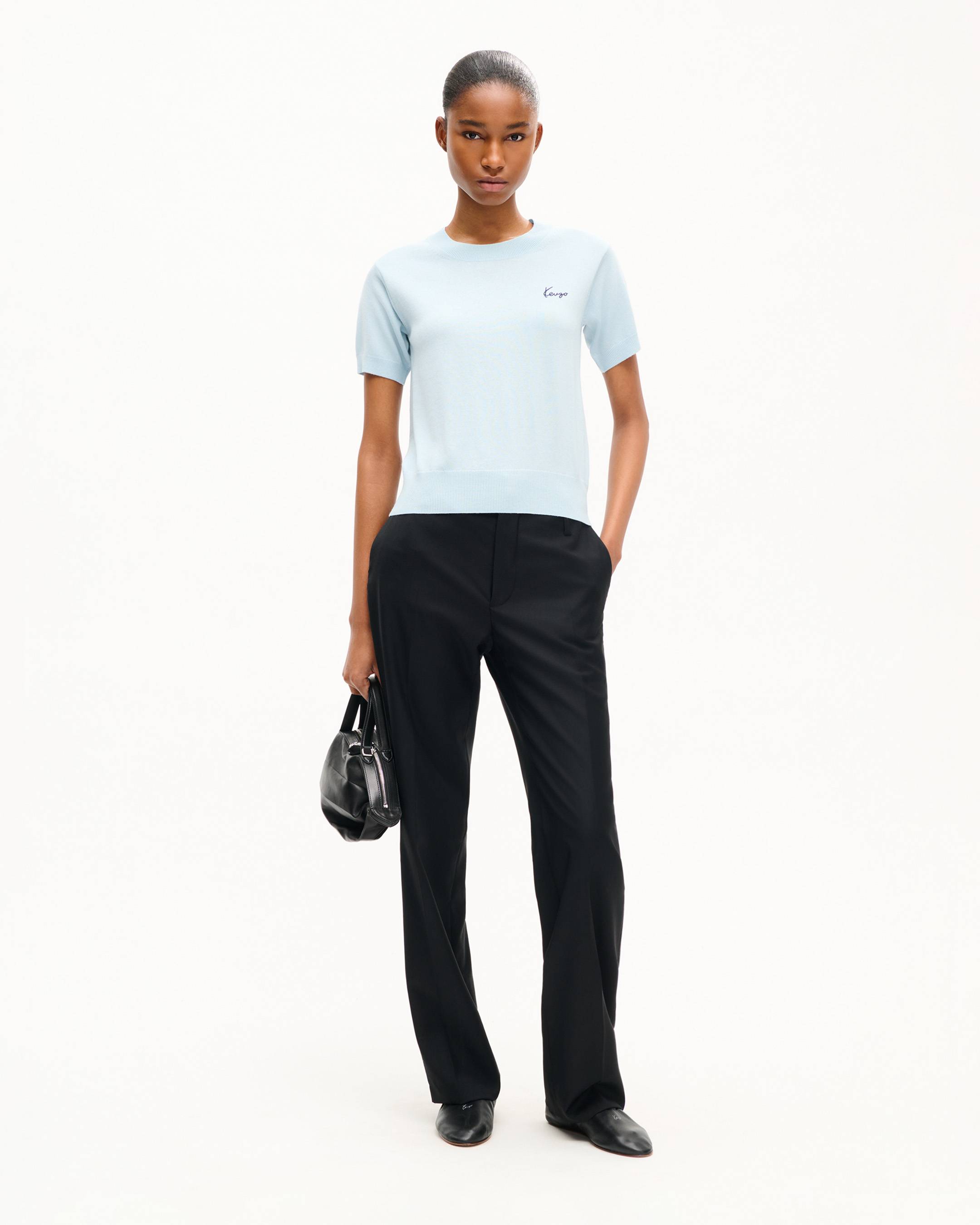 'KENZO Signature' top in merino wool