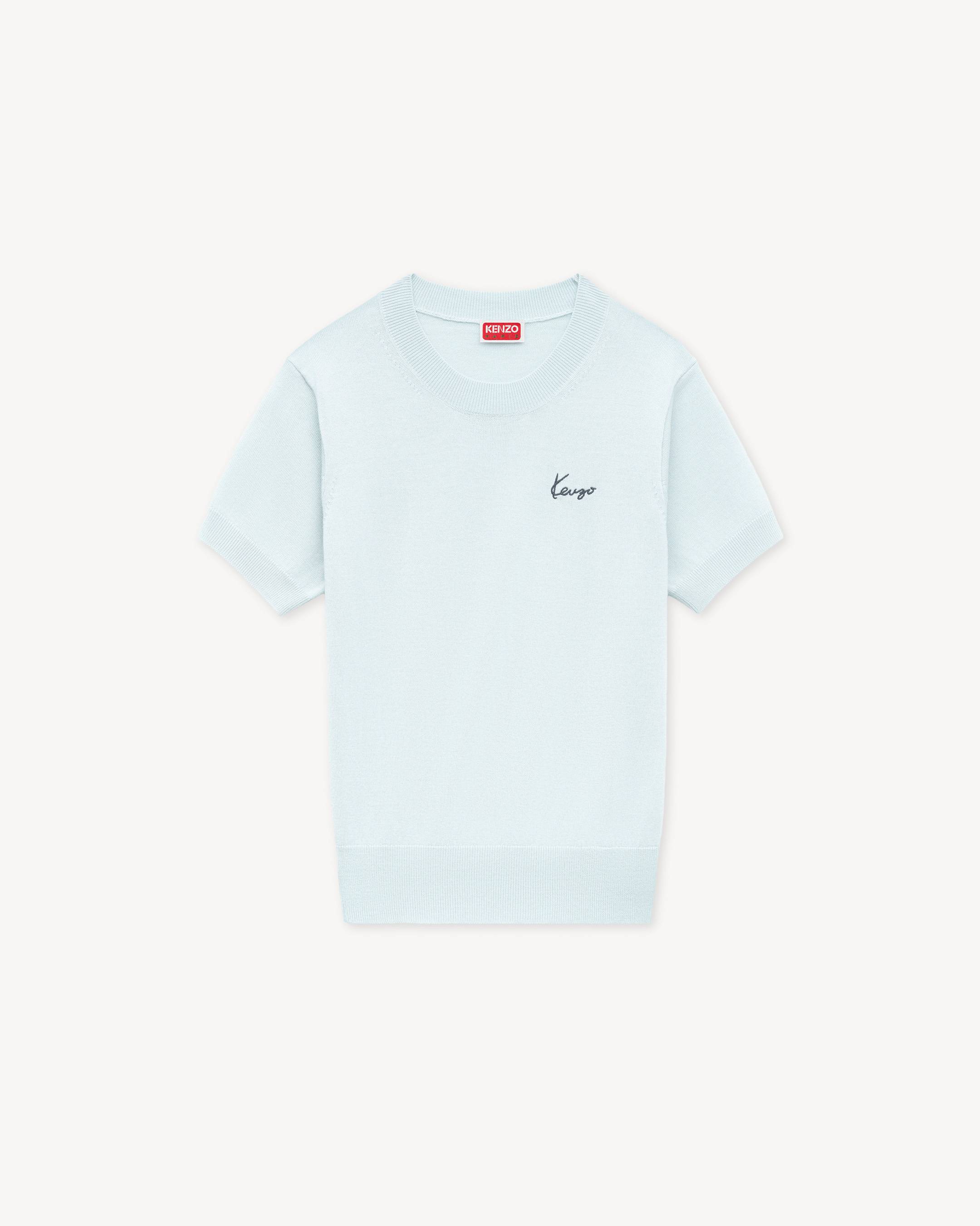 KENZO Signature' top in merino wool | Women's | KENZO