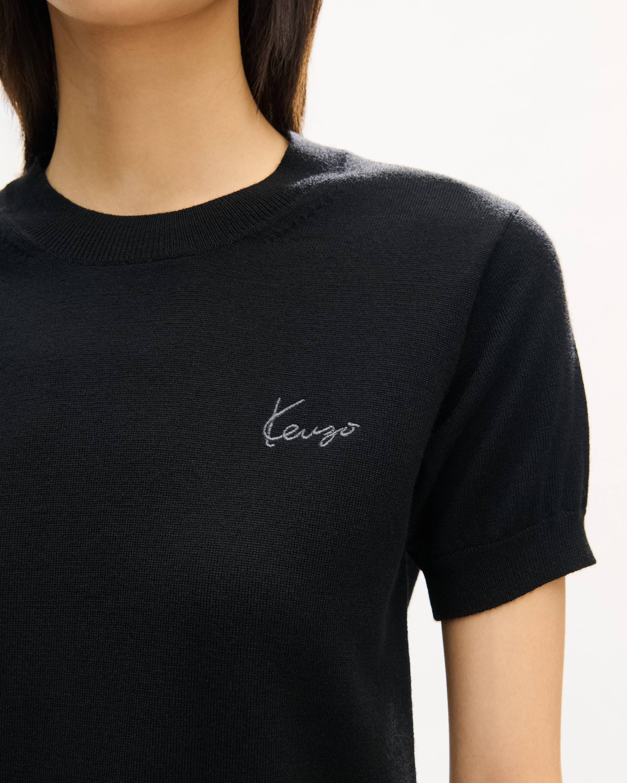 'KENZO Signature' top in merino wool
