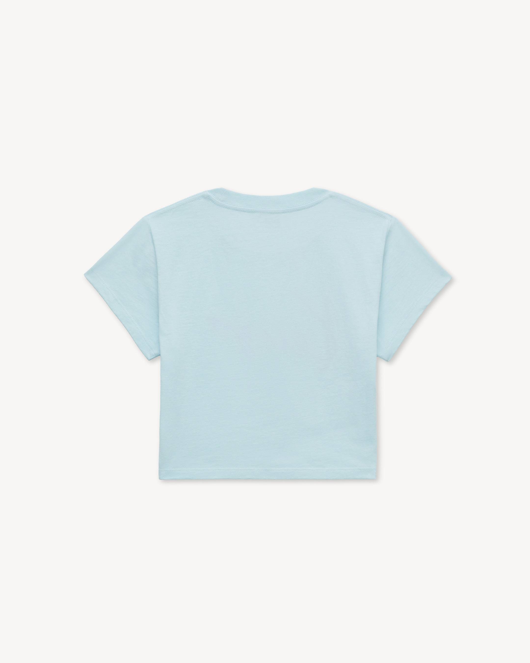 'KENZO Signature' embroidered cropped T-shirt in cotton