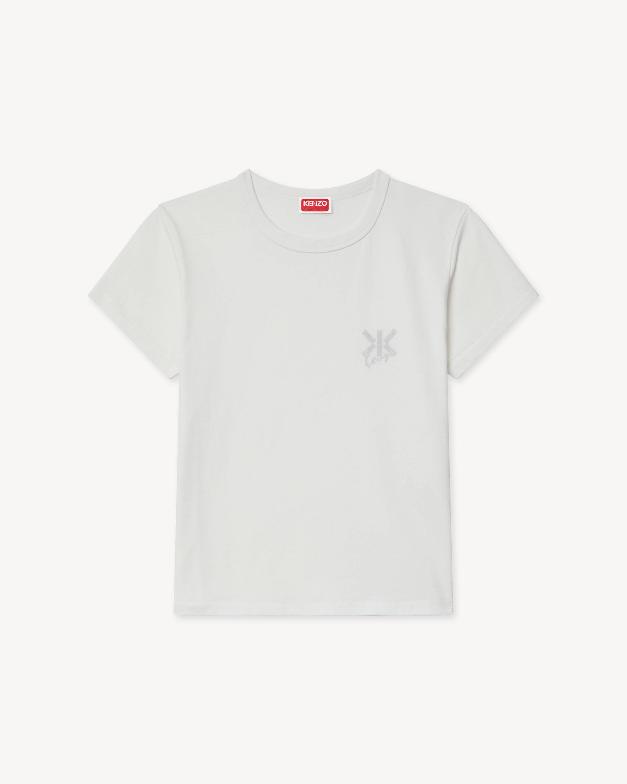 T-Shirt &bdquo;KENZO Double K&ldquo; in schmaler Passform aus Baumwolle
