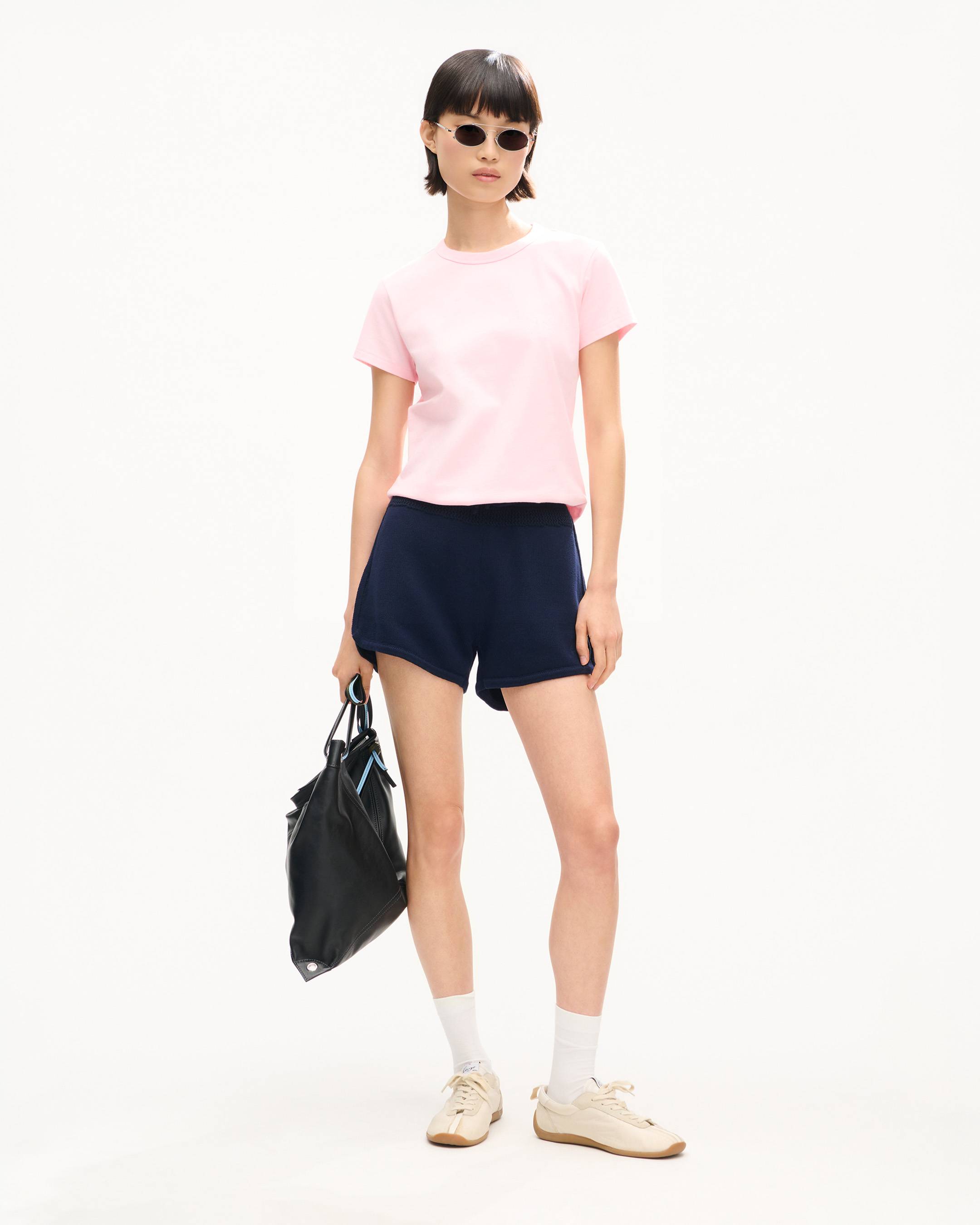 T-Shirt &bdquo;KENZO Double K&ldquo; in schmaler Passform aus Baumwolle