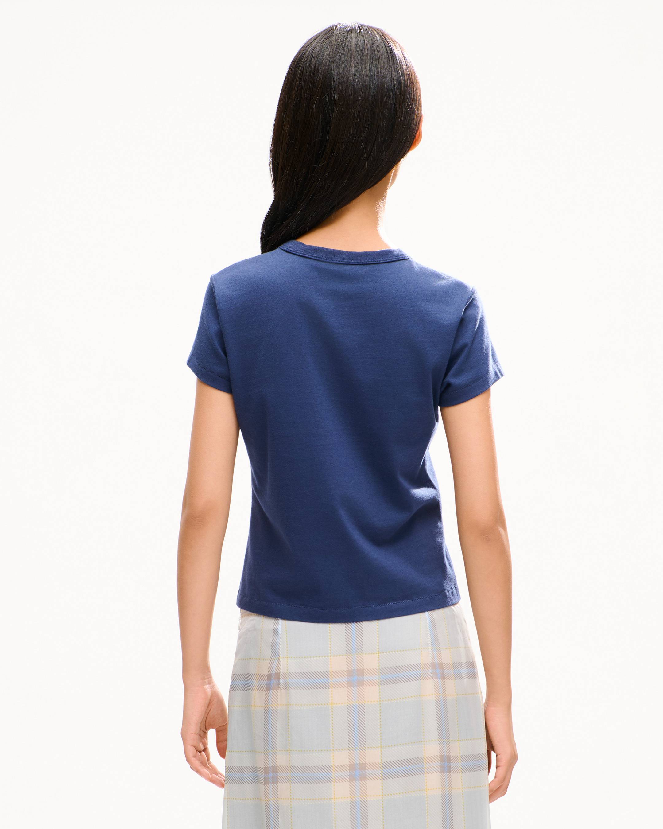 T-Shirt &bdquo;KENZO Double K&ldquo; in schmaler Passform aus Baumwolle