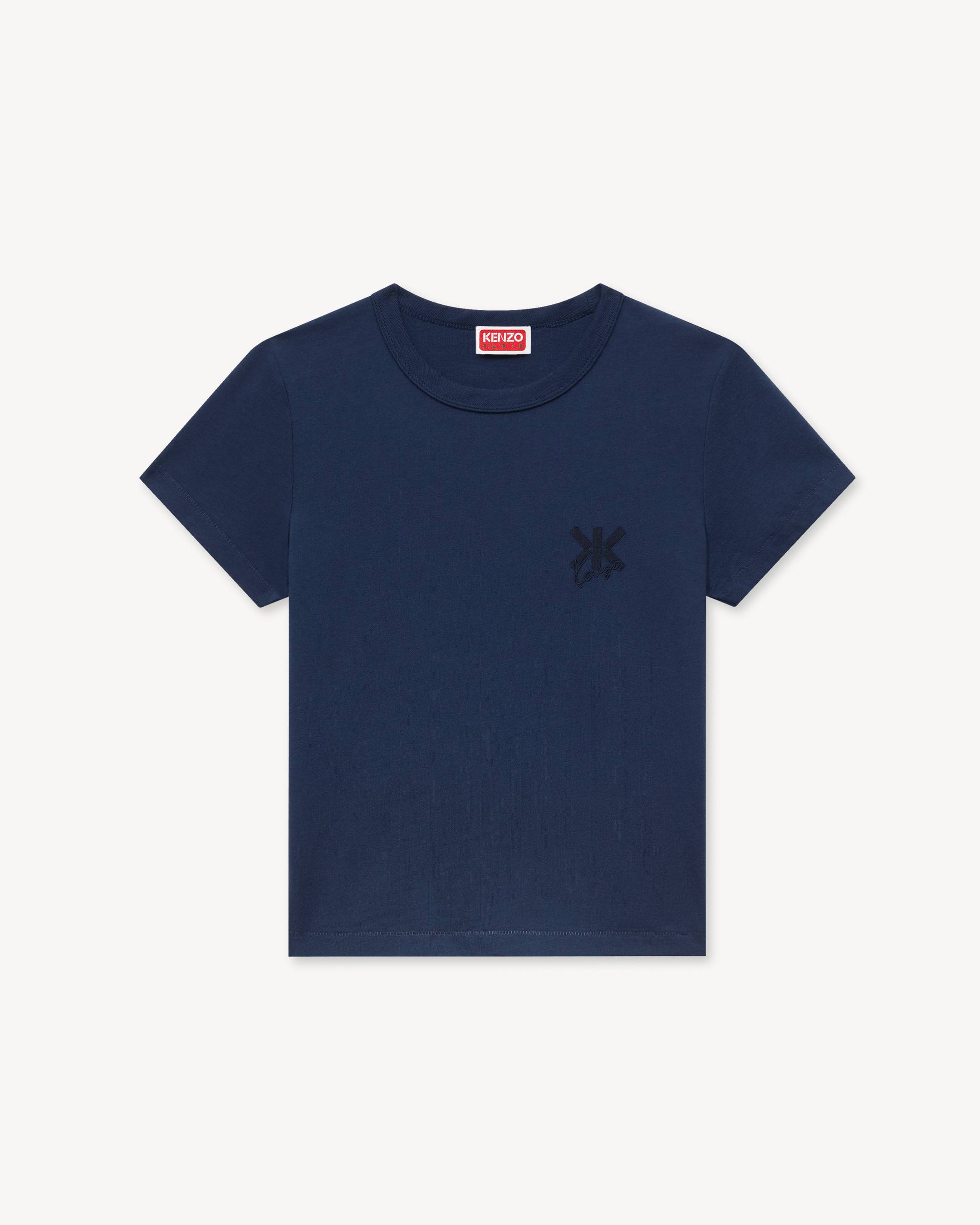T-Shirt &bdquo;KENZO Double K&ldquo; in schmaler Passform aus Baumwolle