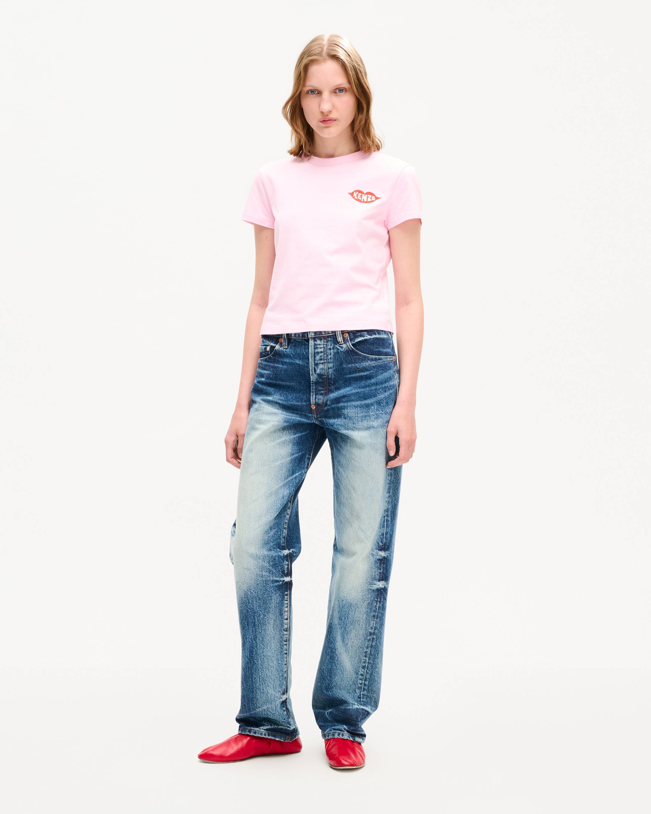 トップス KENZO KENZO Loves' embroidered T-shirt in cotton | Women's | KENZO