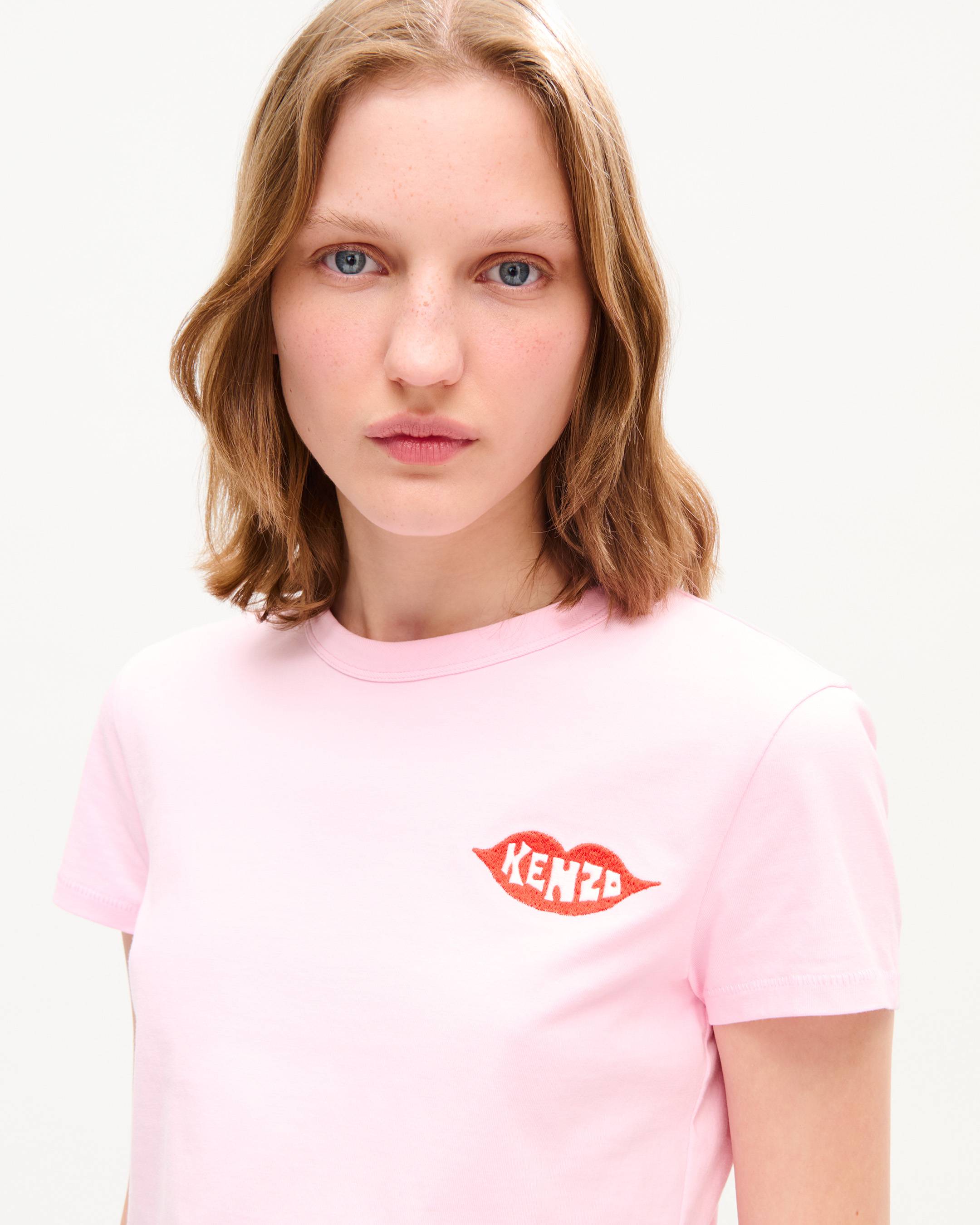 T-shirt brod&eacute; 'KENZO Loves' en coton