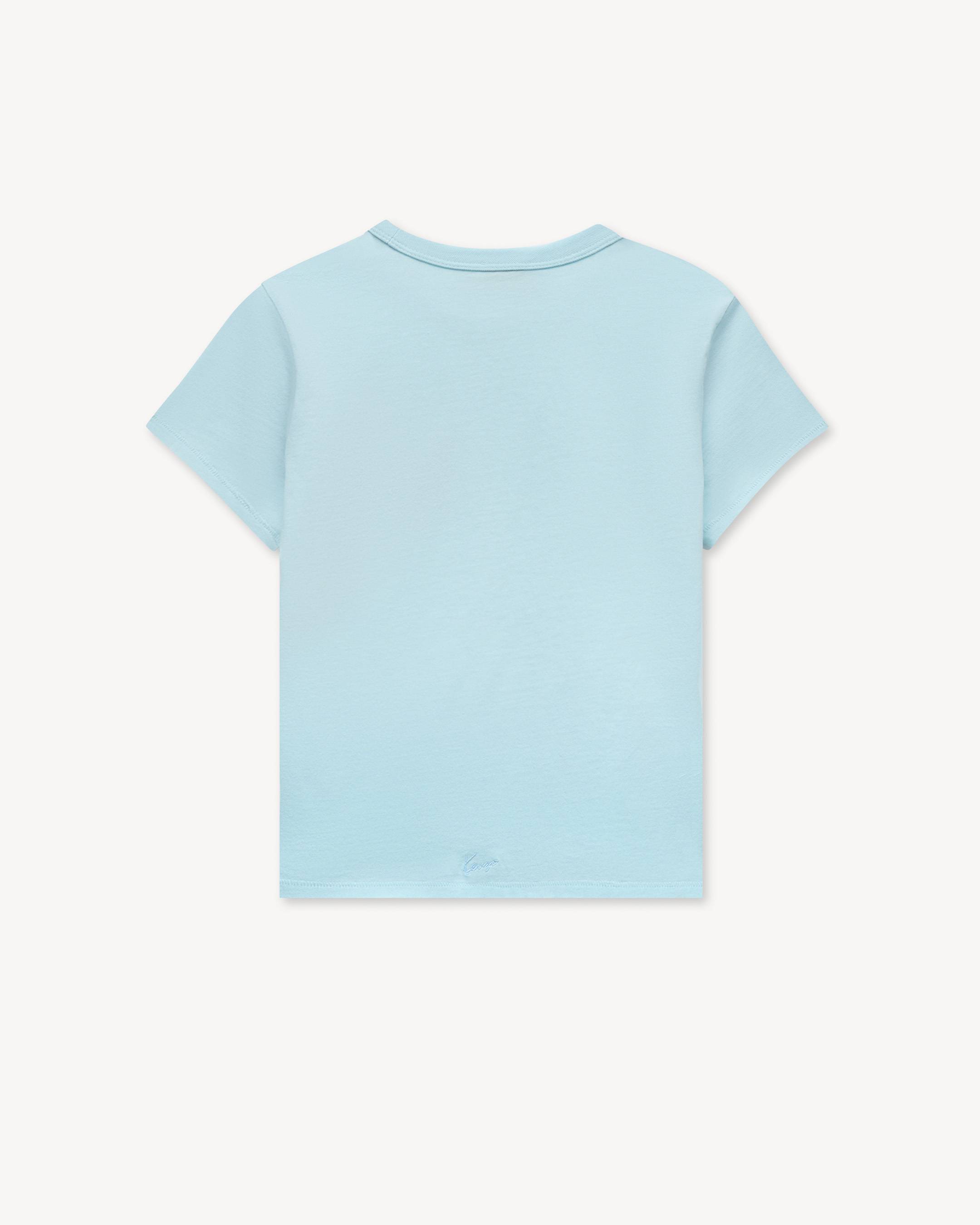 KENZO Tulip' embroidered T-shirt in cotton | Women's | KENZO