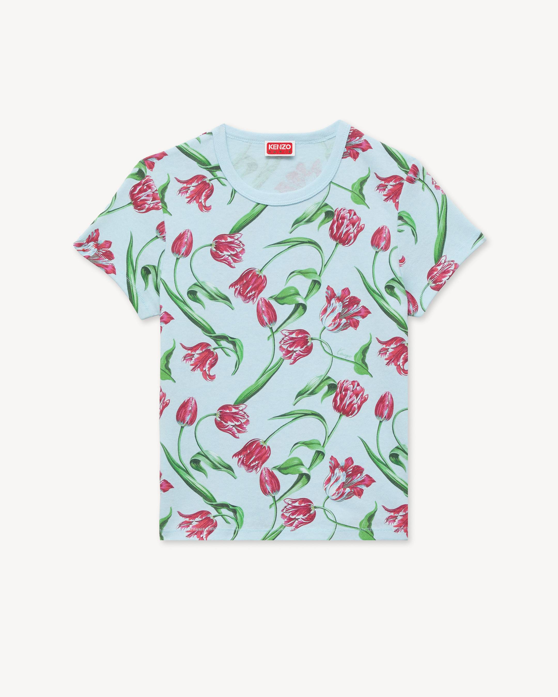 KENZO Tulip' T-shirt in cotton | Women's | KENZO
