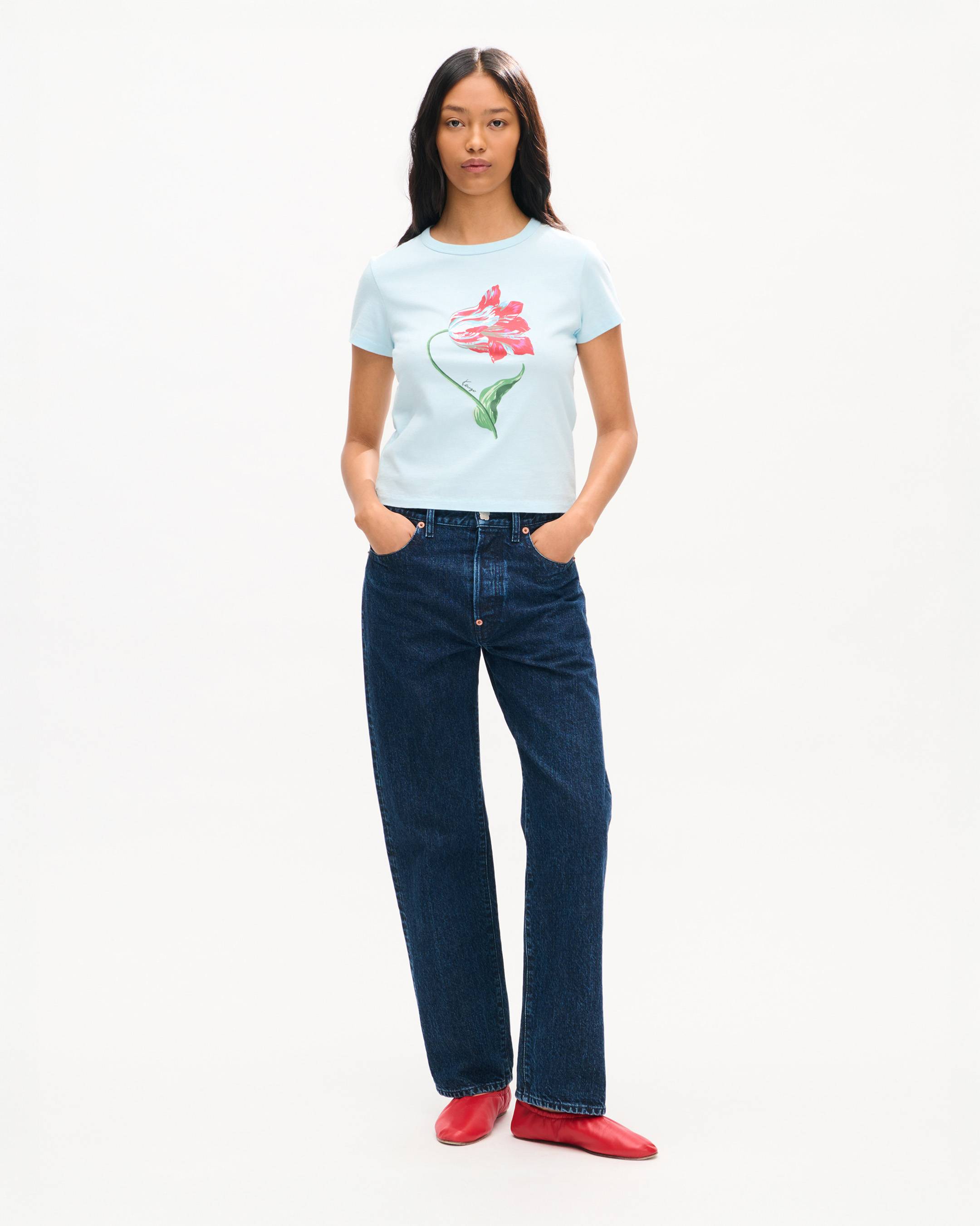 'KENZO Tulip' T-shirt in cotton