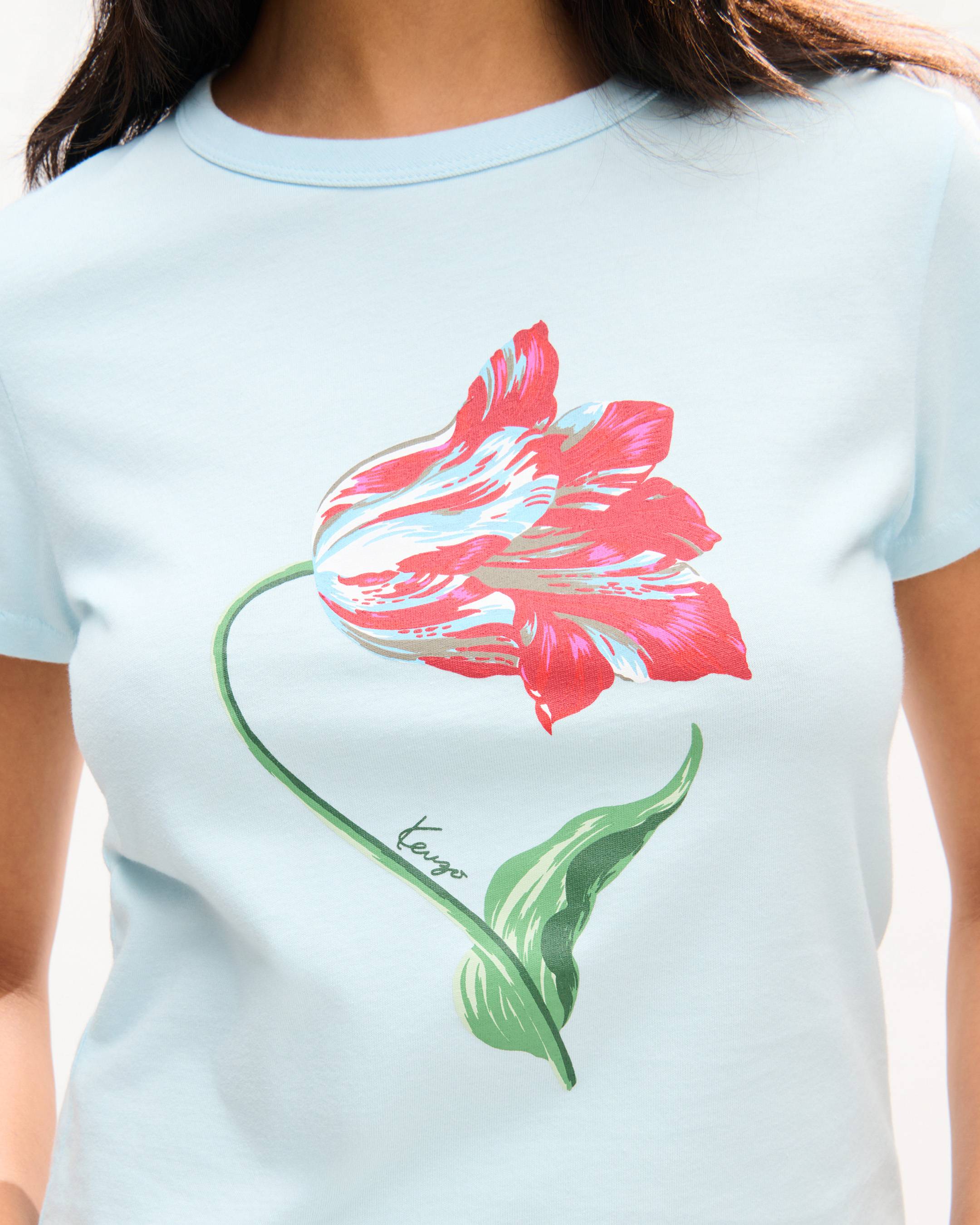 'KENZO Tulip' T-shirt in cotton