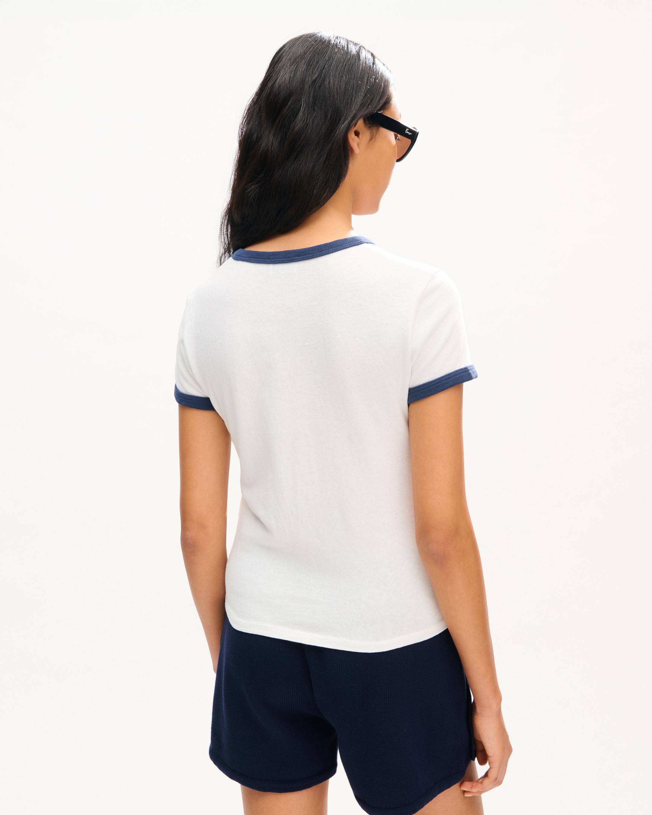 KENZO Paris Emblem' T-shirt in cotton | Women's | KENZO