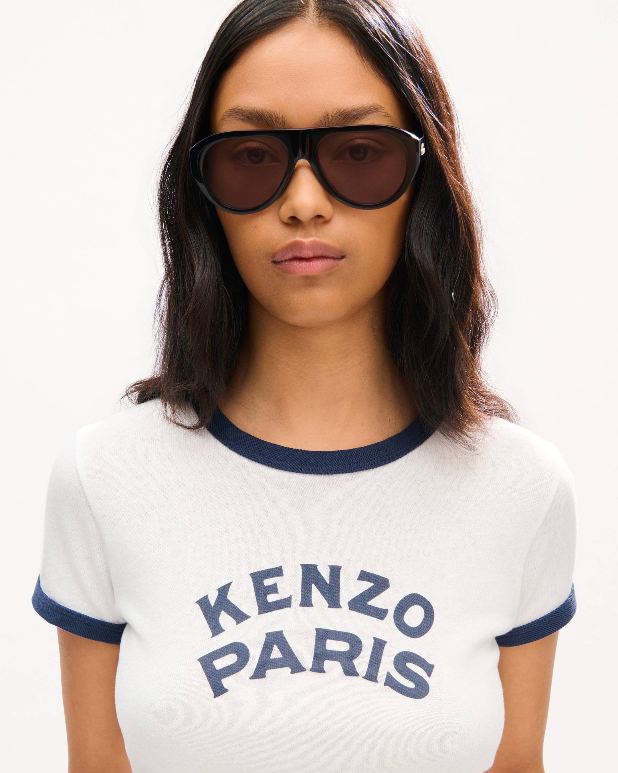 KENZO Paris Emblem' T-shirt in cotton | Women's | KENZO