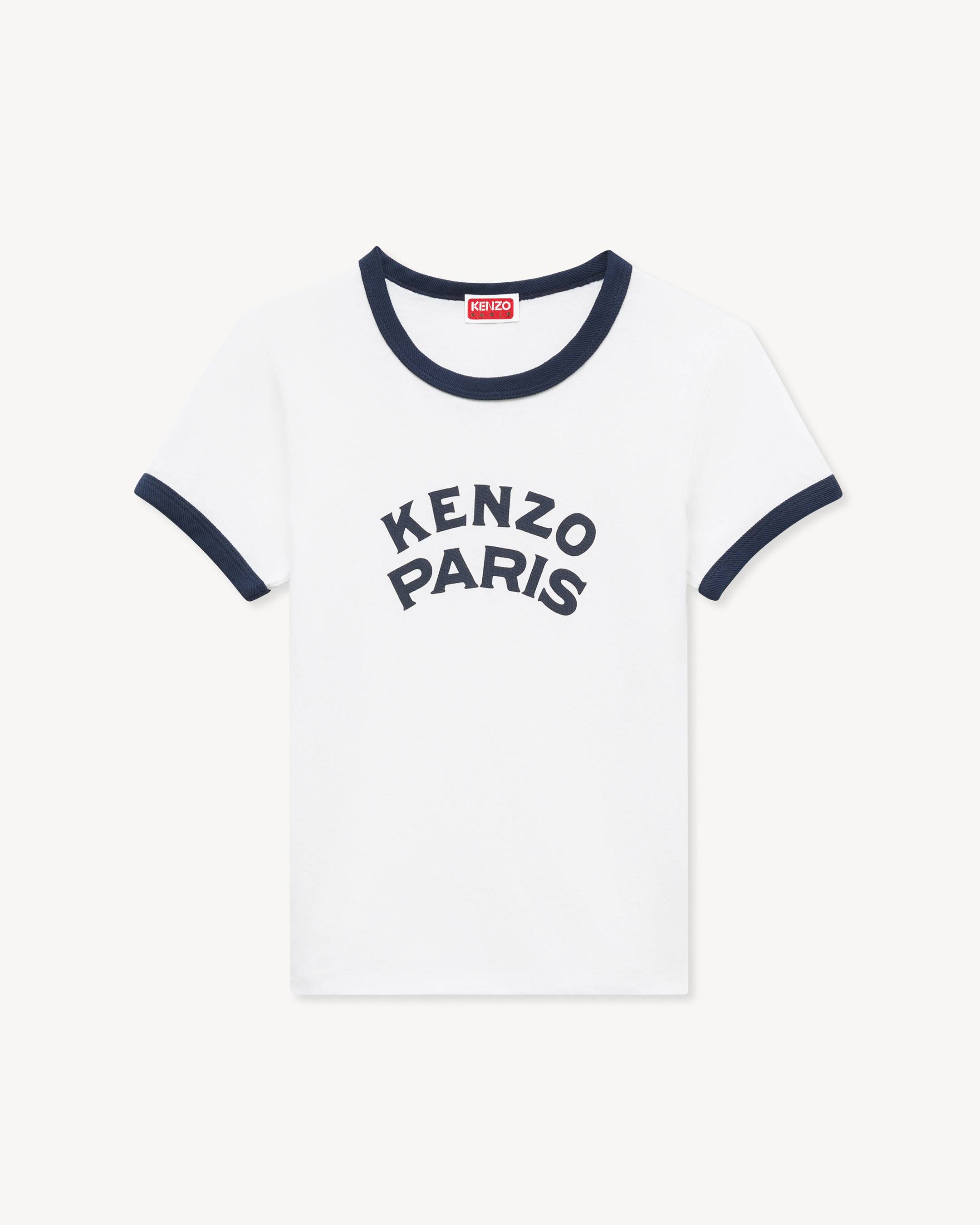 KENZO Paris Emblem' T-shirt in cotton | Women's | KENZO