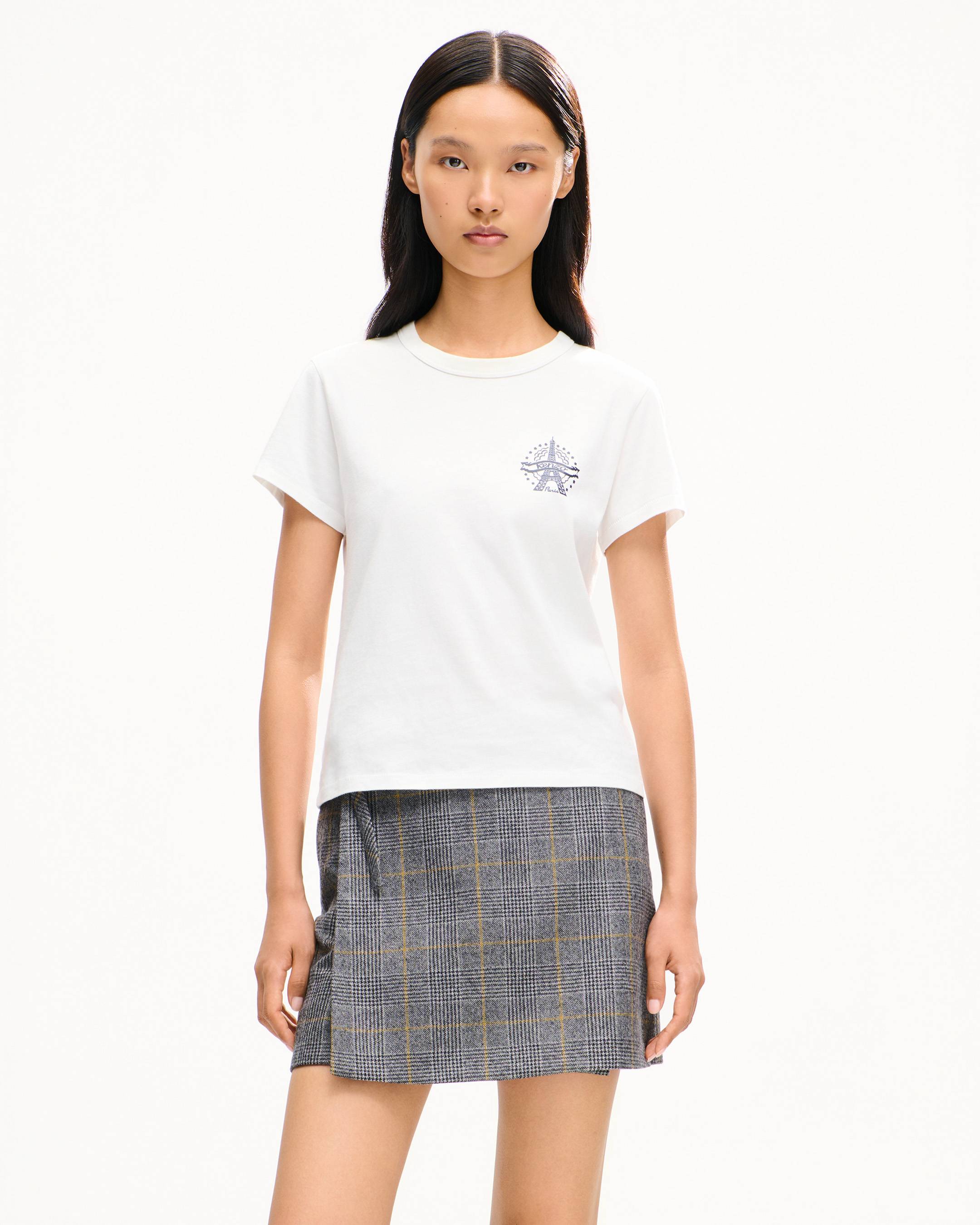 T-shirt 'KENZO Eiffel Tower Design' en coton