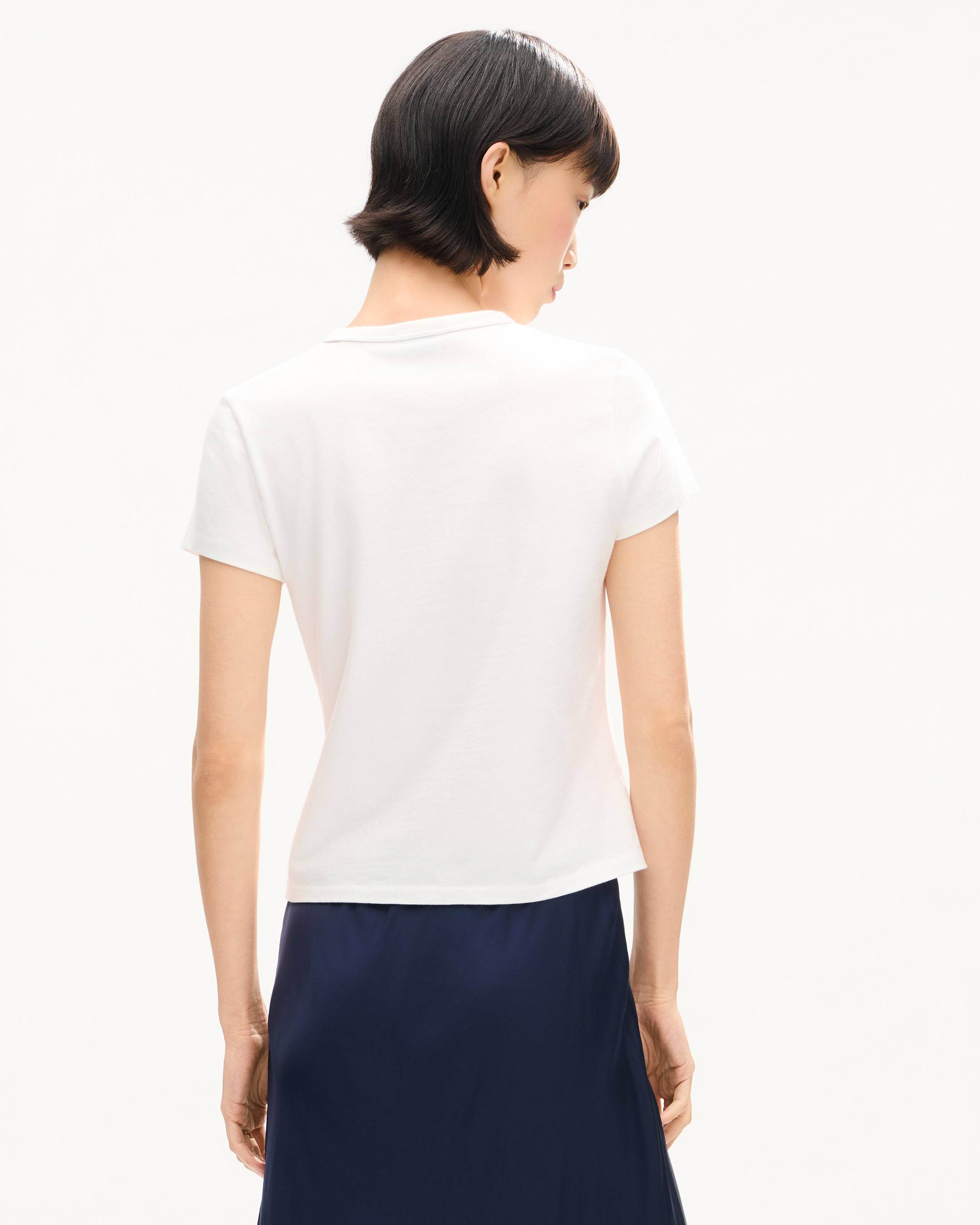 T-Shirt mit &bdquo;KENZO Wildflower&ldquo;-Stickerei in schmaler Passform aus Baumwolle